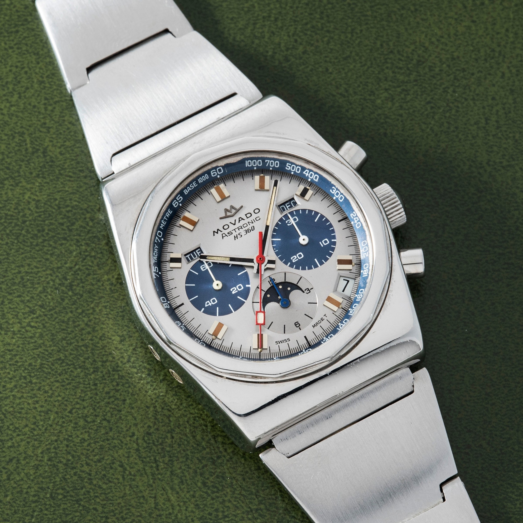 تصویر منبع؛ ساعت Movado Astronic HS 360 Triple Calendar Chronograph