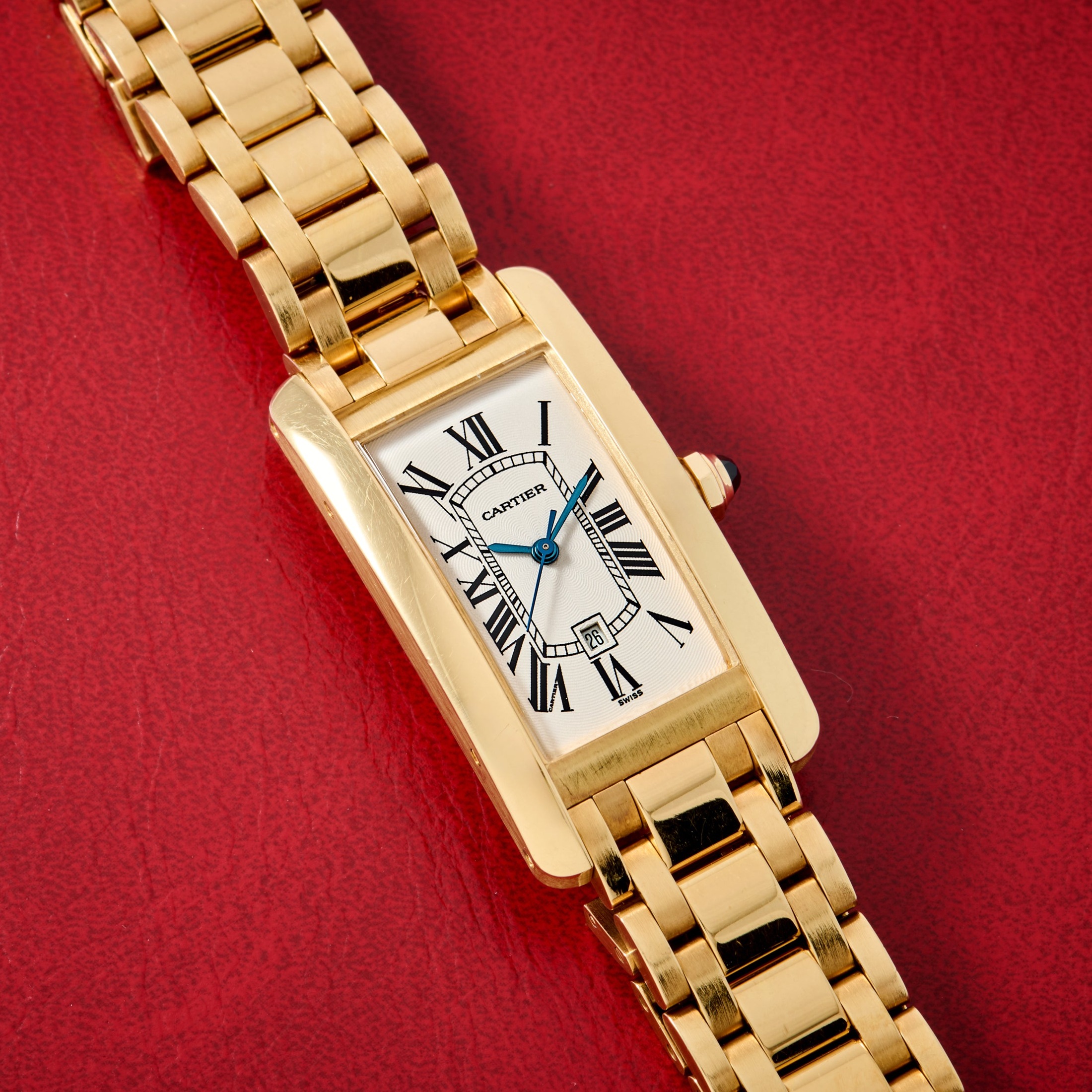 تصویر منبع؛ ساعت مچی Cartier Tank Americaine رفرنس 2483