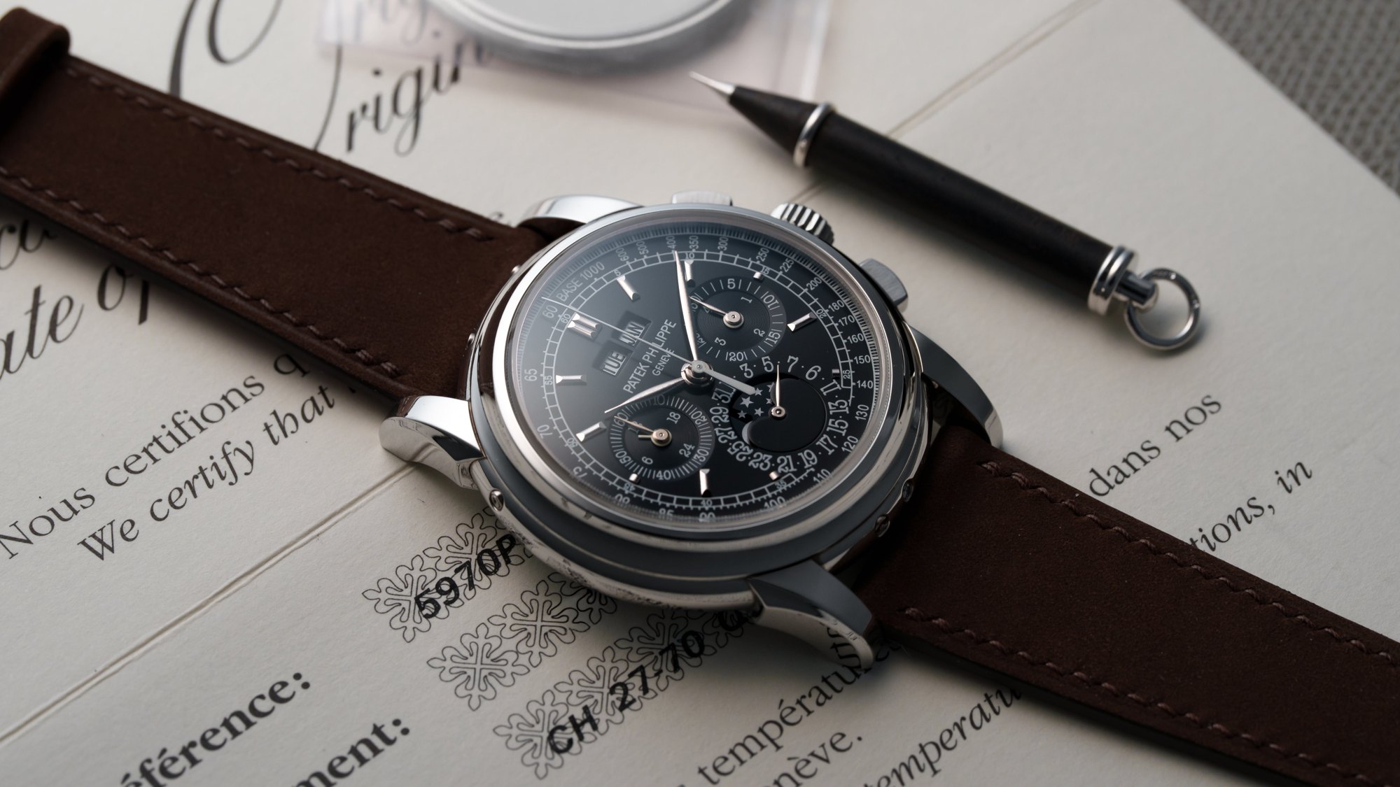 تصویر منبع؛ ساعت مچی Patek Philippe مدل Perpetual Calendar Chronograph رفرنس 5970P