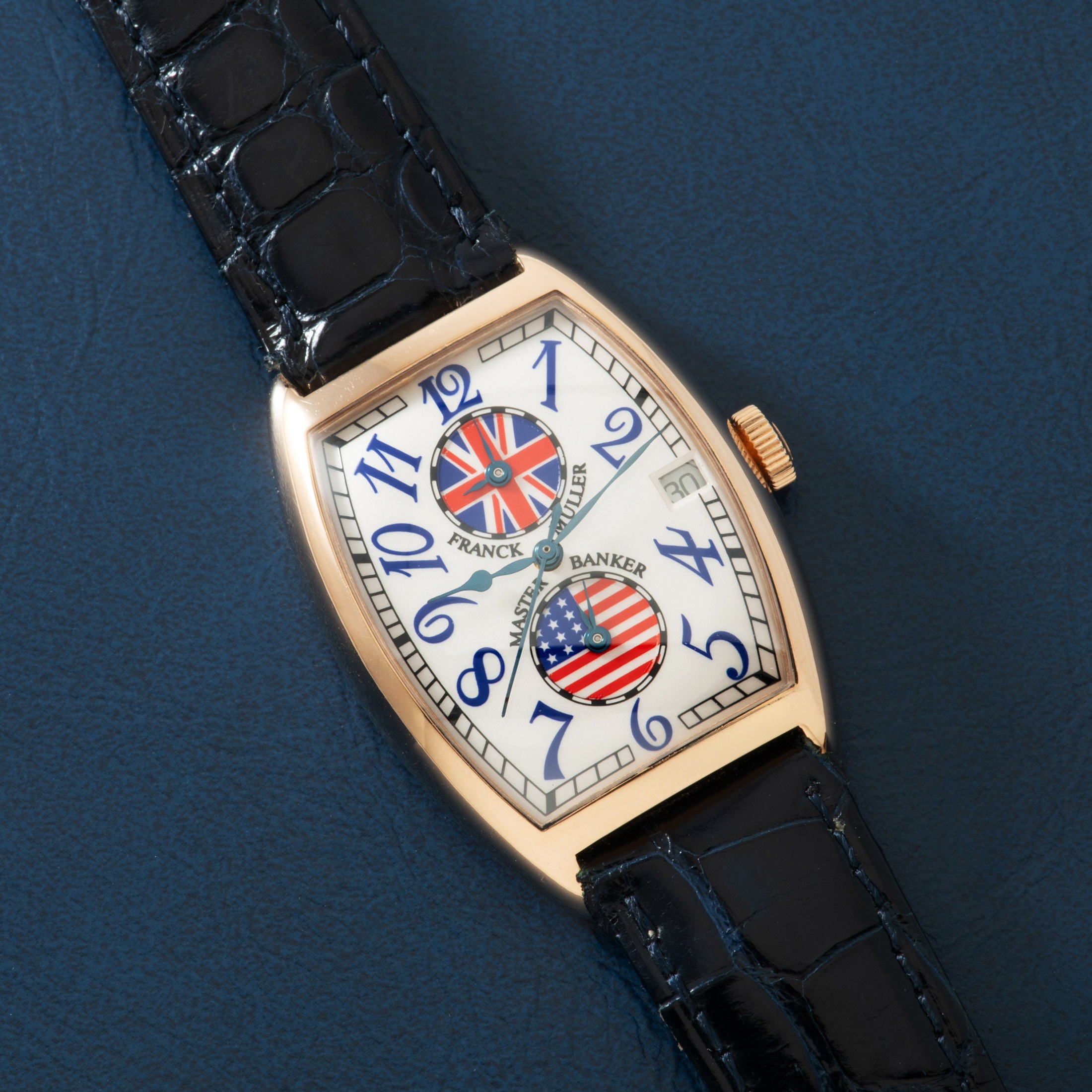تصویر منبع؛ ساعت مچی Franck Muller Master Banker 'Havana' Limited Edition