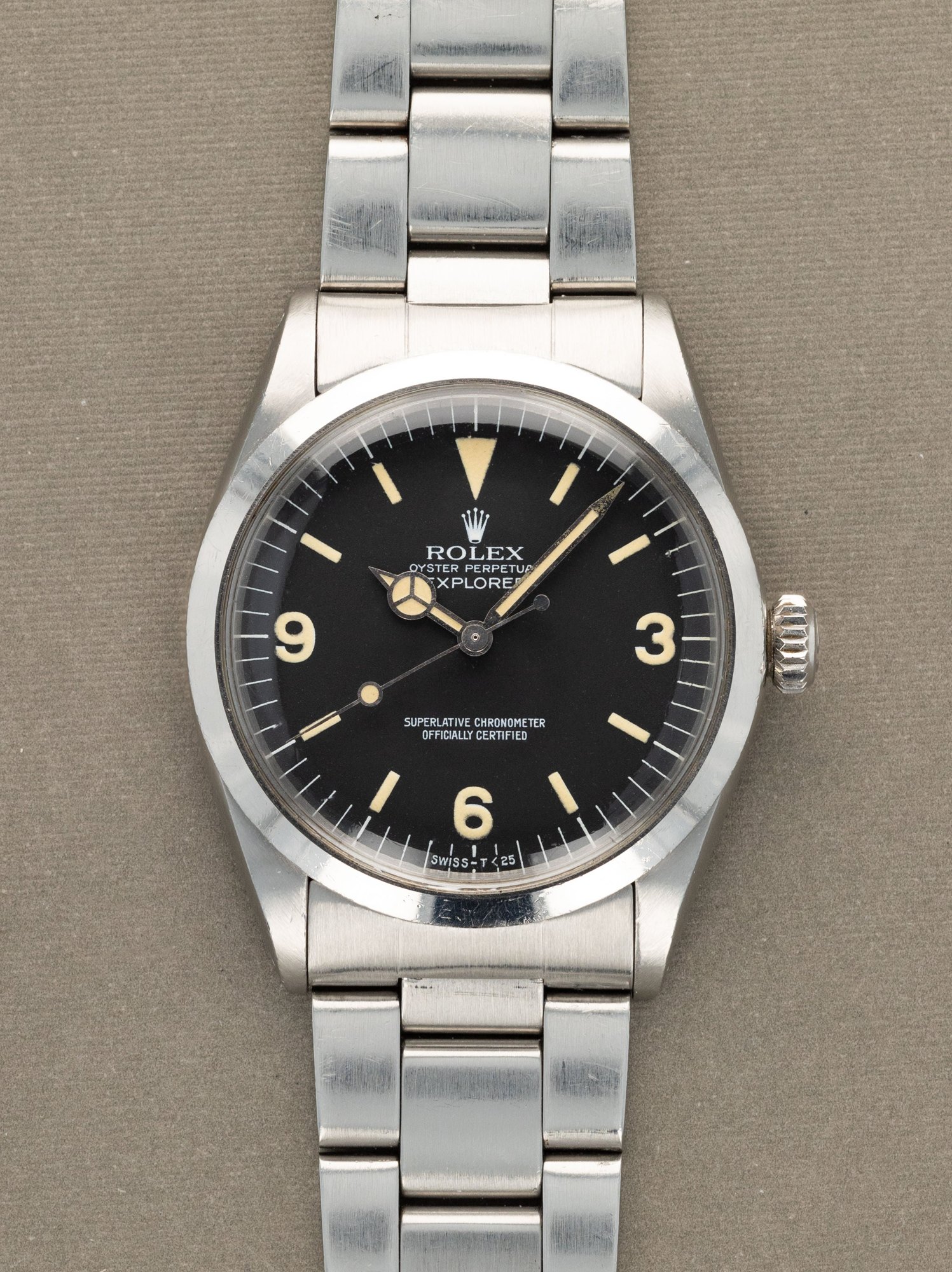 تصویر منبع؛ ساعت مچی رولکس Rolex Explorer رفرنس 1016 با صفحه MK4