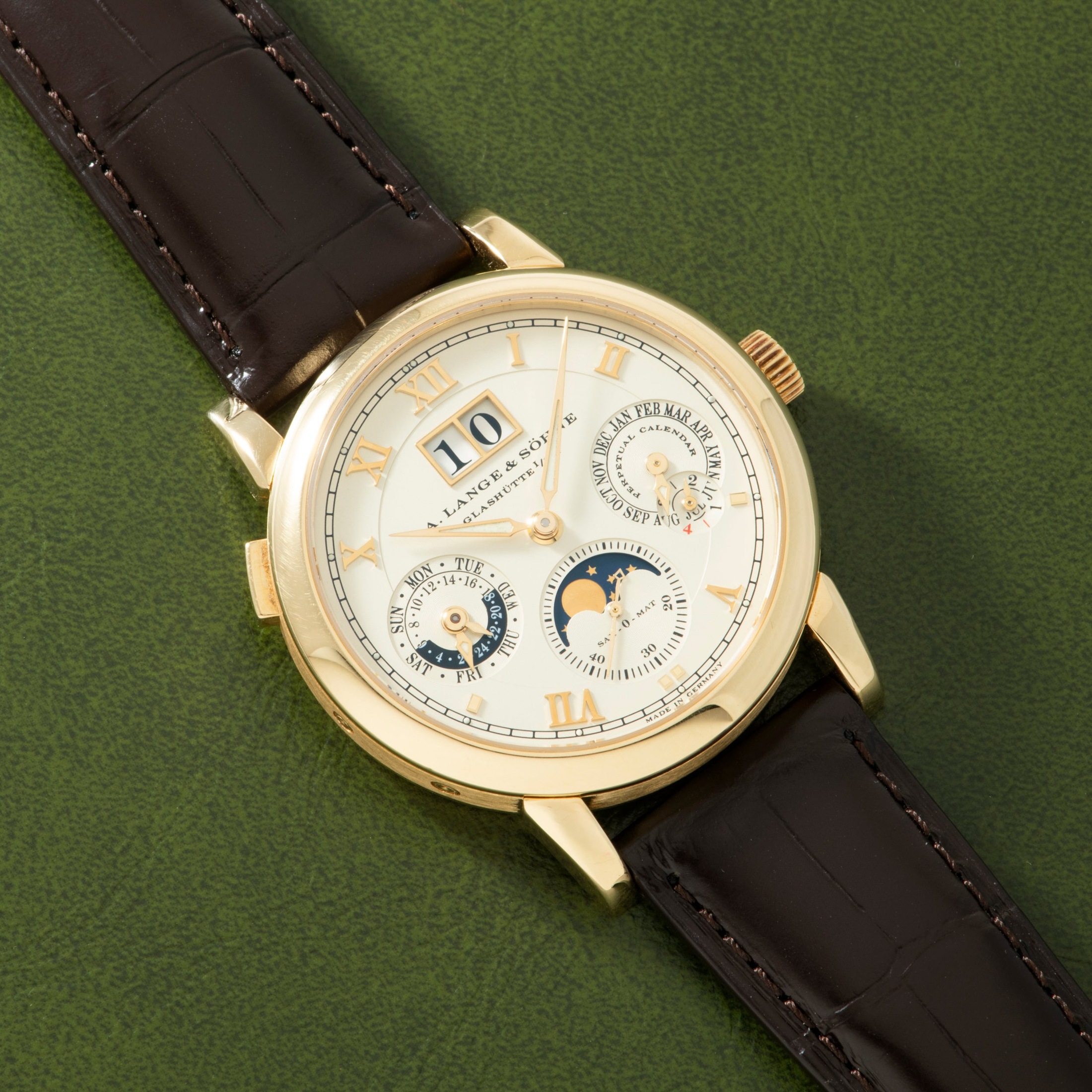 تصویر منبع؛ ساعت مچی A. Lange & Söhne Langematik Perpetual Calendar