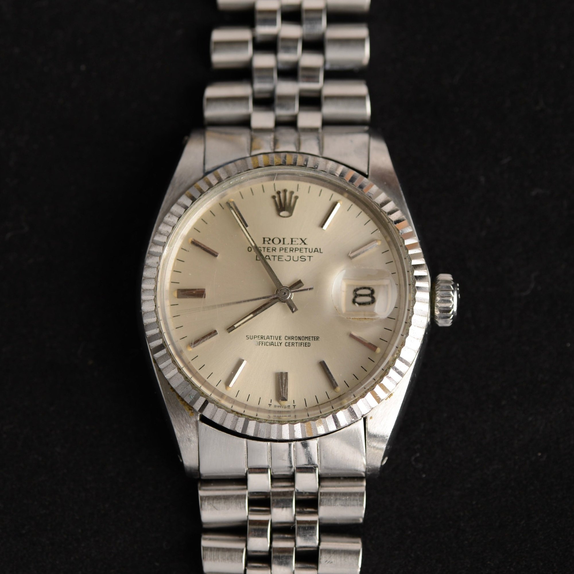 تصویر منبع؛ ساعت مچی وینتیج Rolex Oyster Perpetual Date رفرنس 1500 مدل ۱۹۶۶