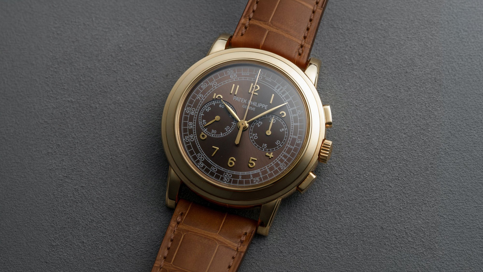 تصویر منبع؛ ساعت مچی Patek Philippe رفرنس 5070J-012 کرنوگراف نسخه Saatchi Gallery