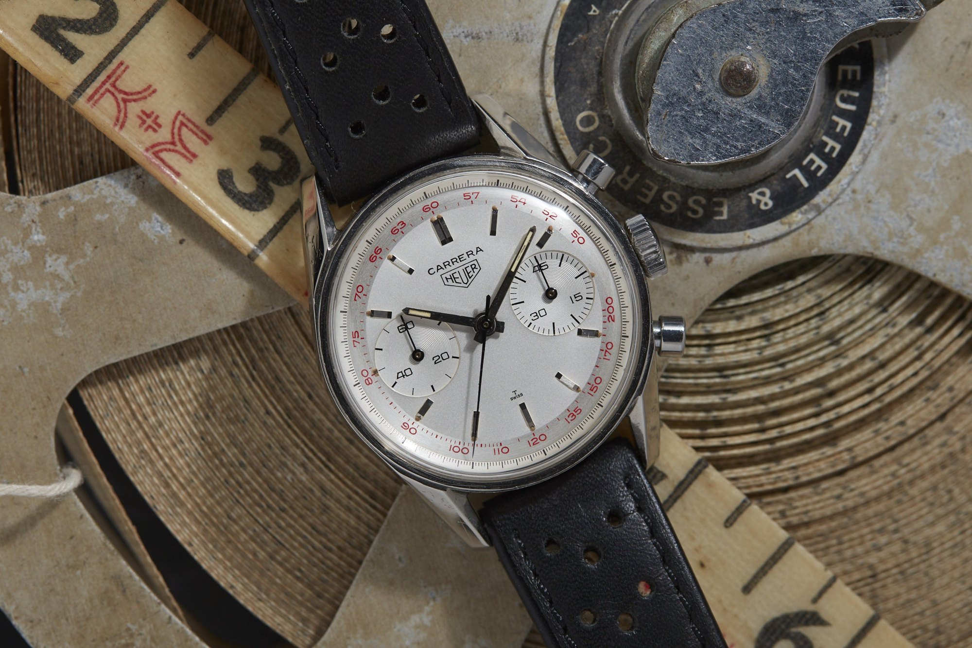 تصویر منبع؛ ساعت مچی کرنوگراف Heuer Carrera رفرنس 3647T