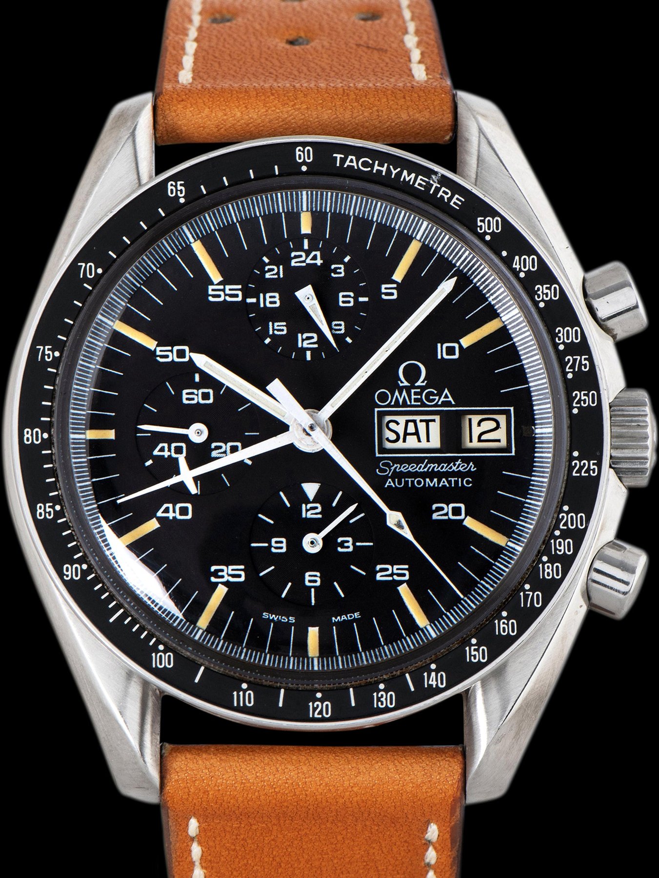 تصویر منبع؛ ساعت کرنوگراف خودکار Omega Speedmaster رفرنس 376.0822 مدل ۱۹۸۷، «Holy Grail»