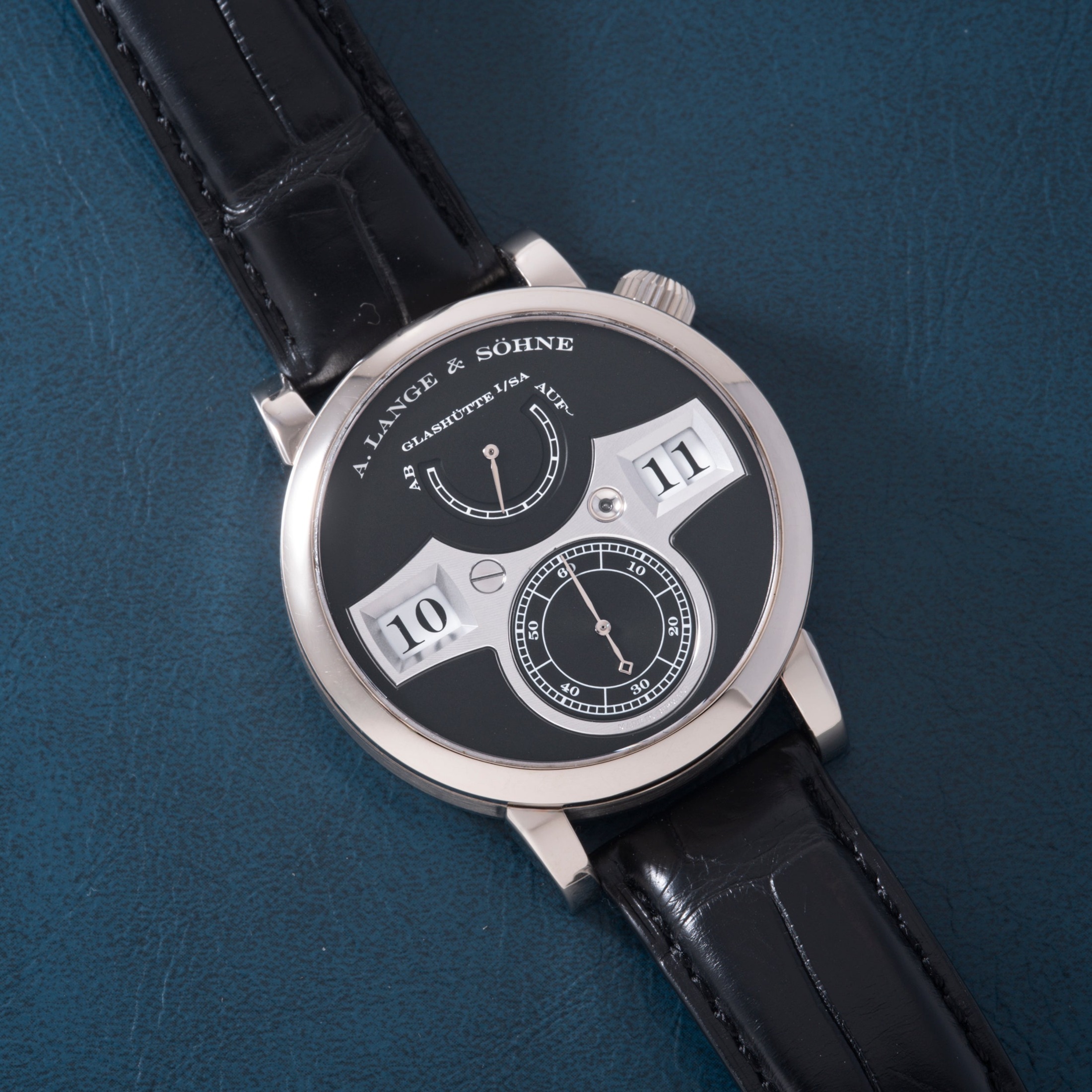 تصویر منبع؛ ساعت مچی A.Lange & Söhne Zeitwerk مدل 140.029