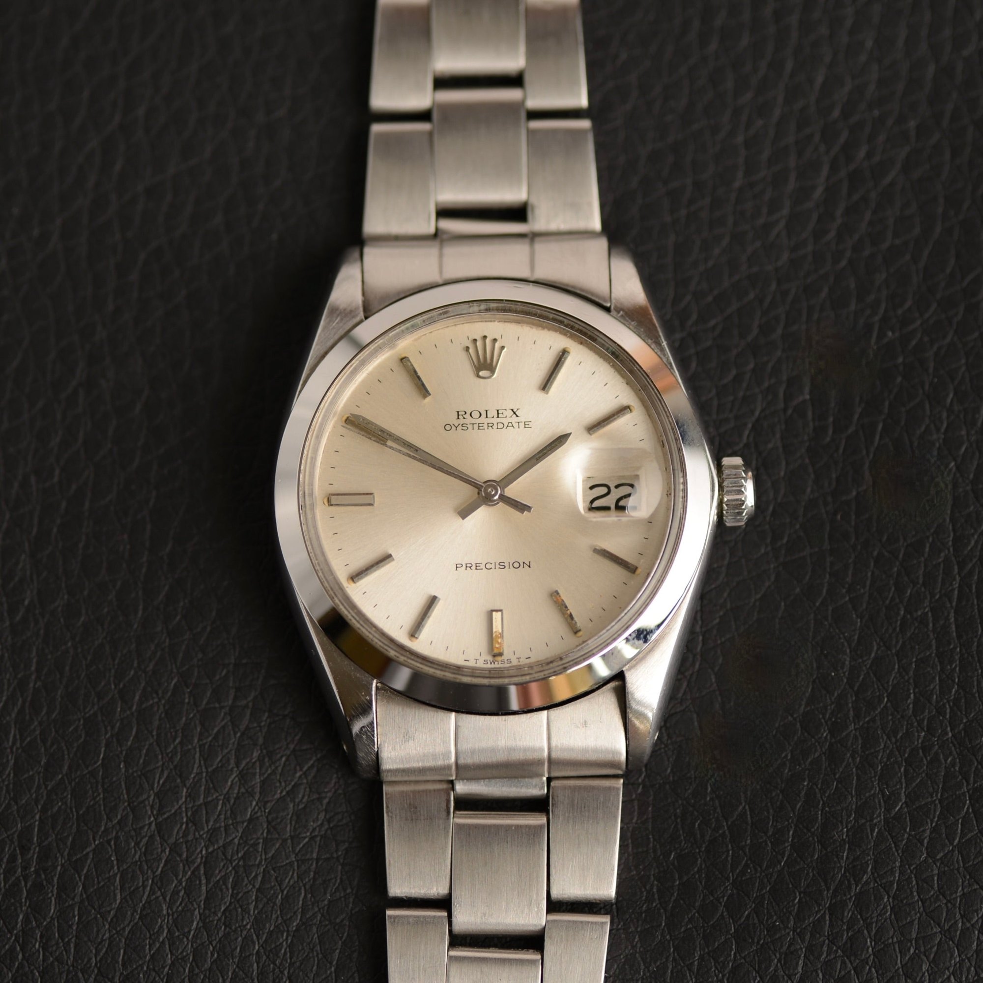 تصویر منبع؛ ساعت مچی Rolex Oysterdate Precision رفرنس 6694 ساخت حدود ۱۹۶۴