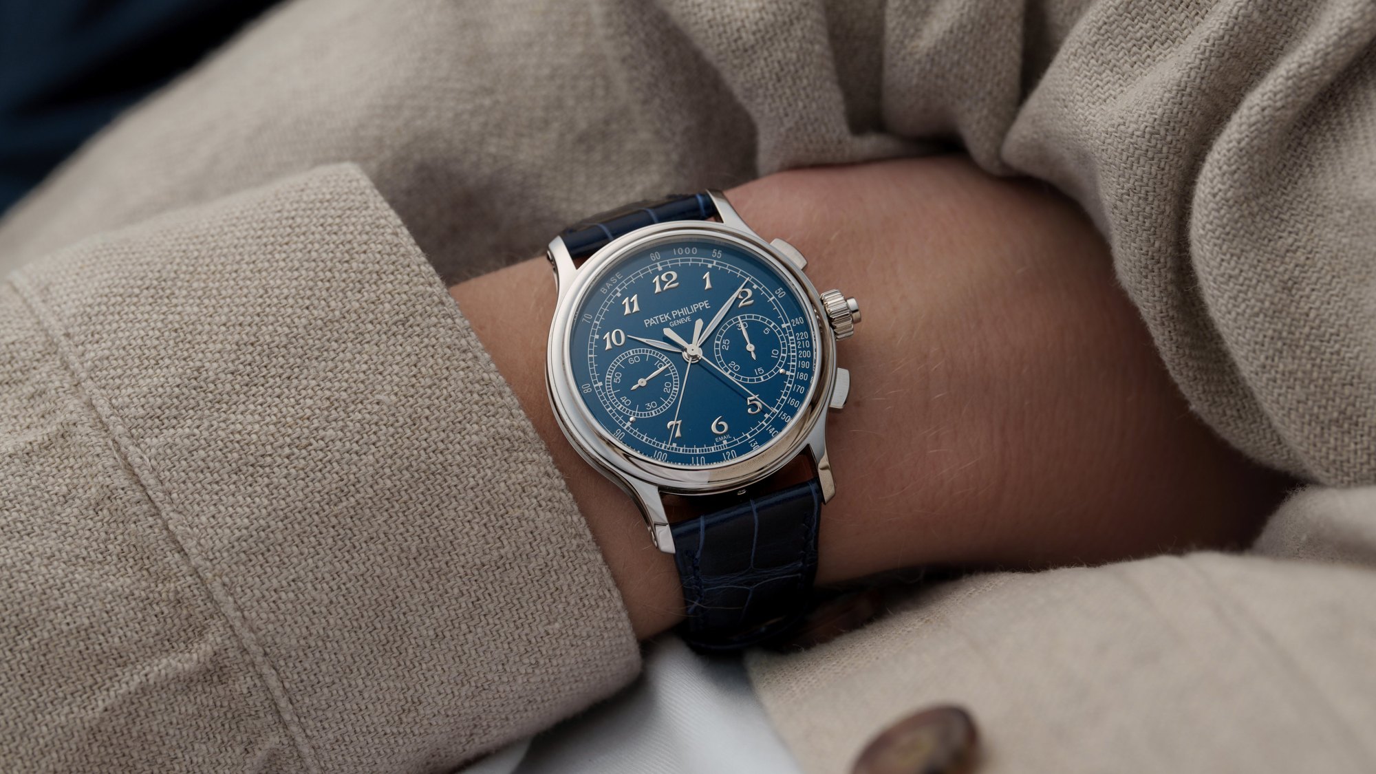 تصویر منبع؛ ساعت مچی پاتک فیلیپ Patek Philippe رفرنس 5370P کرنوگراف اسپلیت سکندز پلاتین