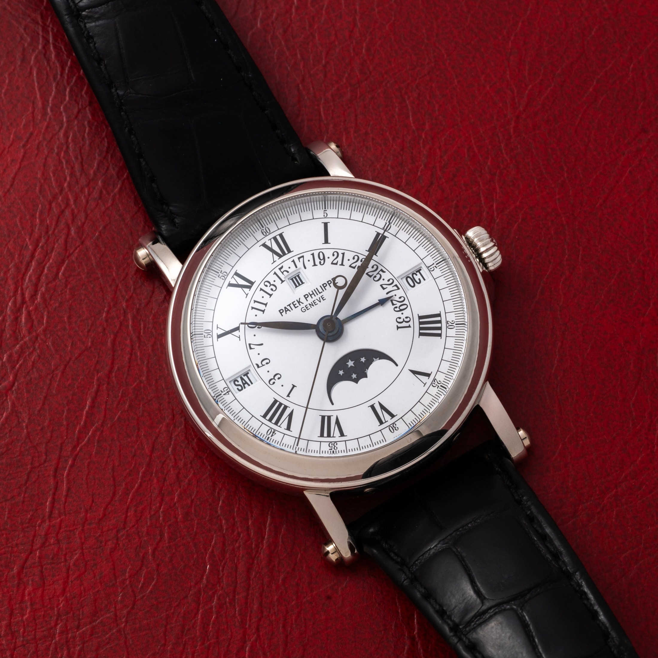 تصویر منبع؛ ساعت Patek Philippe Retrograde Perpetual Calendar مدل 5059P-001