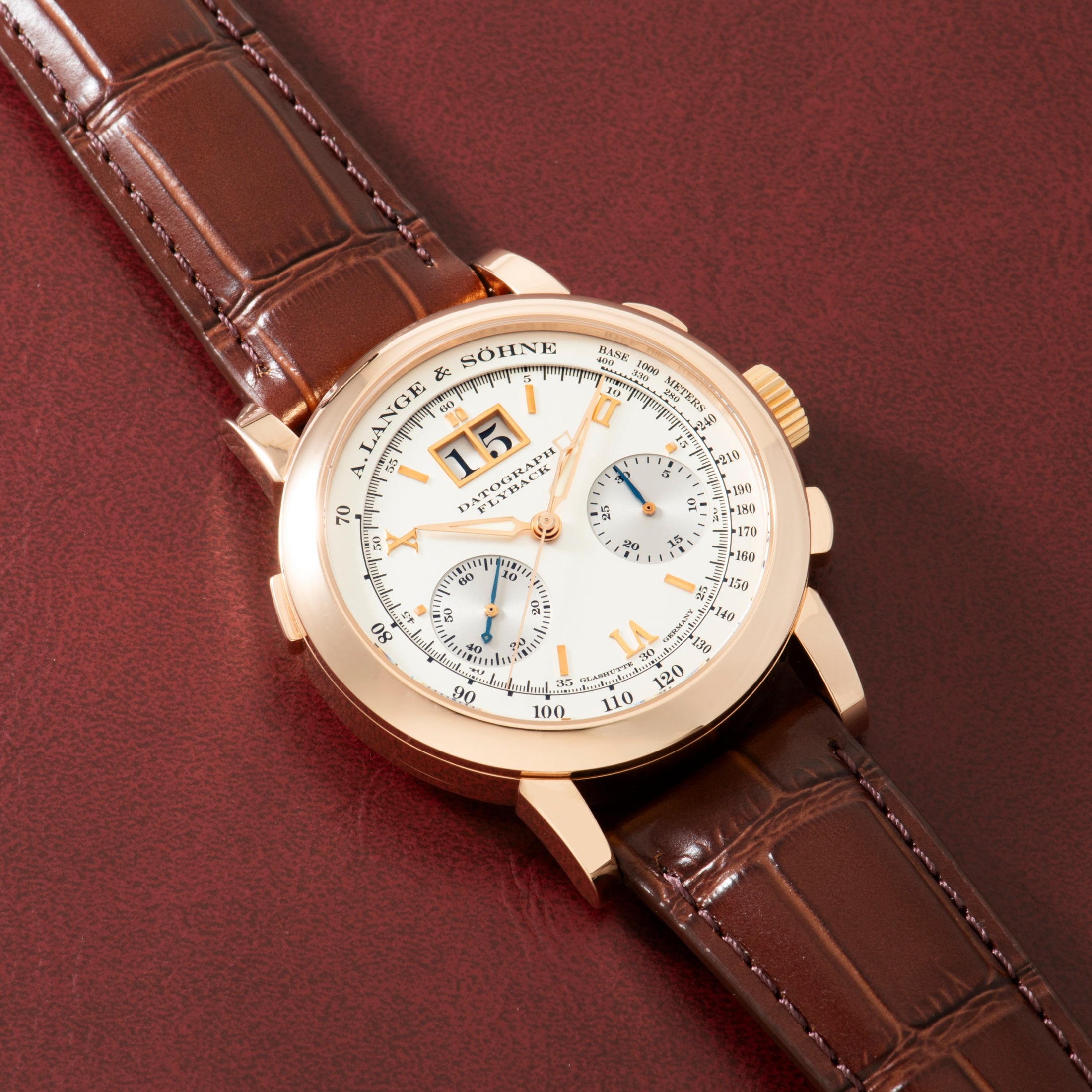 تصویر منبع؛ ساعت مچی A. Lange & Söhne Datograph