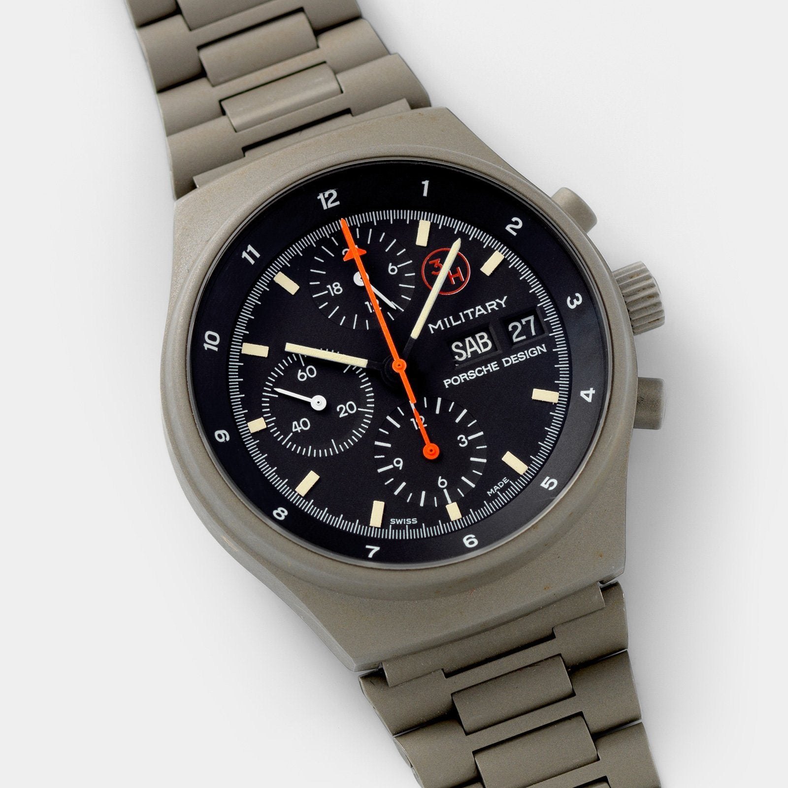 تصویر منبع؛ ساعت مچی Orfina مدل Porsche Design Military Chronograph 1 رفرنس 7177