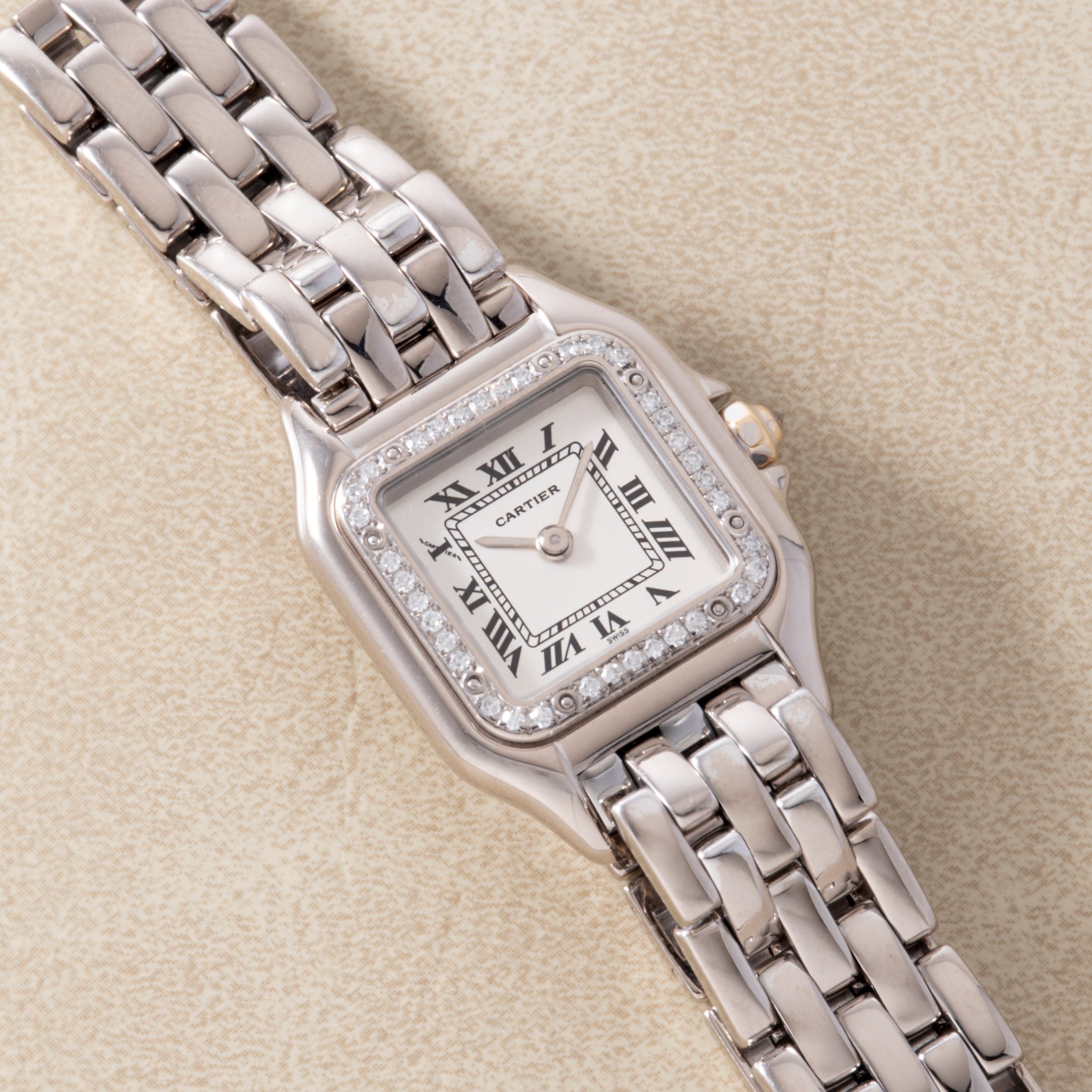 تصویر منبع؛ ساعت مچی Cartier Panthère Diamonds رفرنس 1660