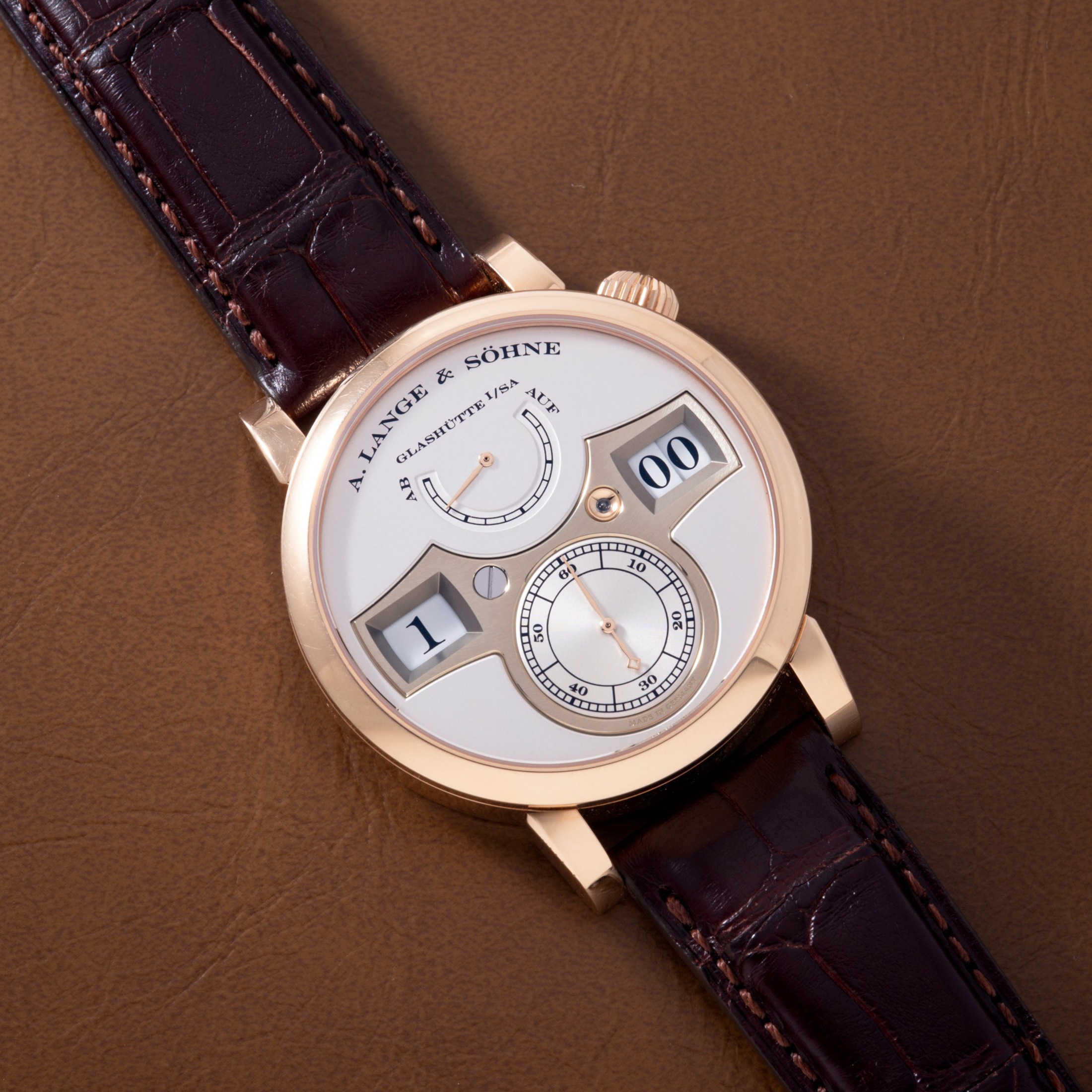 تصویر منبع؛ ساعت A. Lange & Söhne Zeitwerk