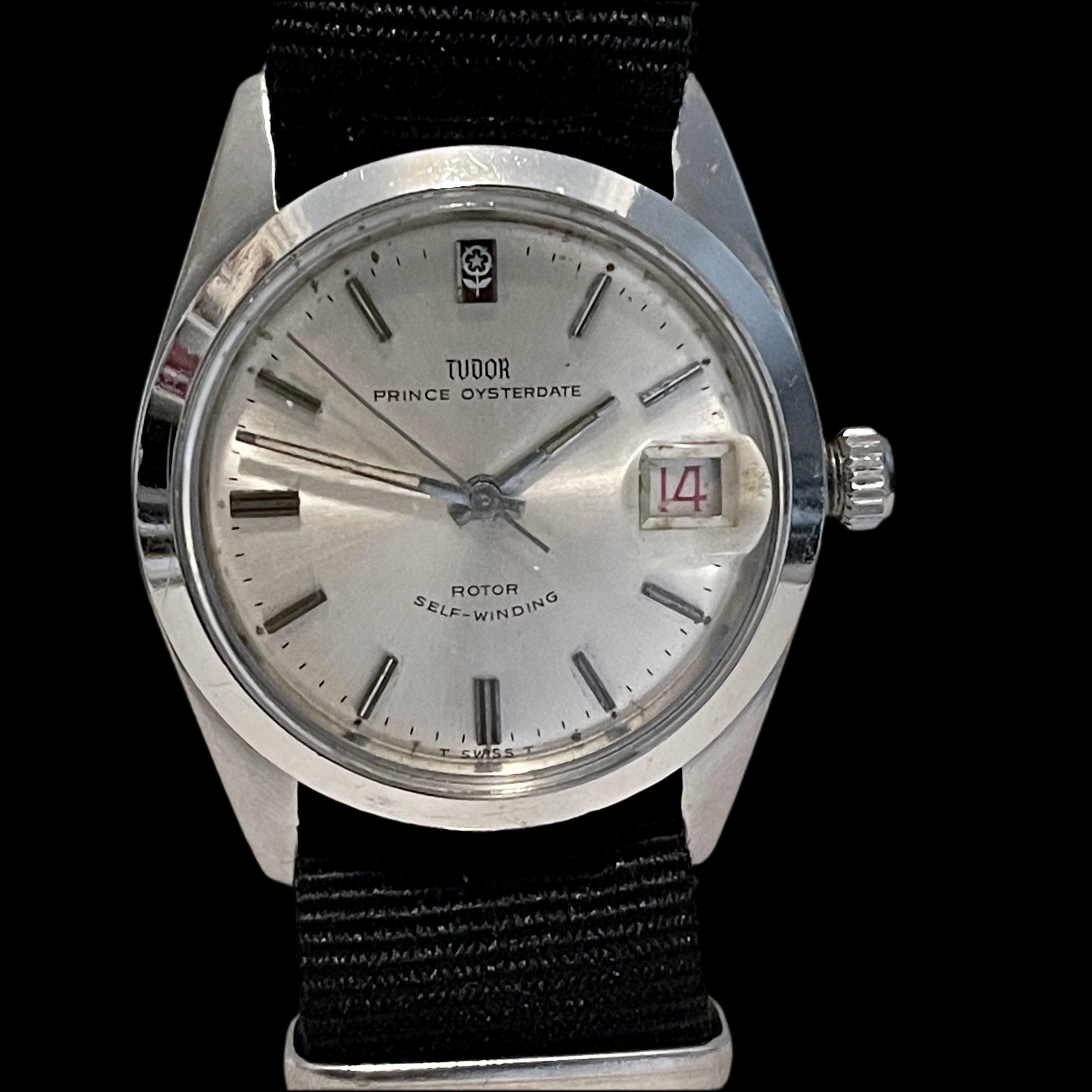 تصویر منبع؛ ساعت مچی وینتیج Tudor Prince Oysterdate رفرنس 7996 با تاریخ رولت