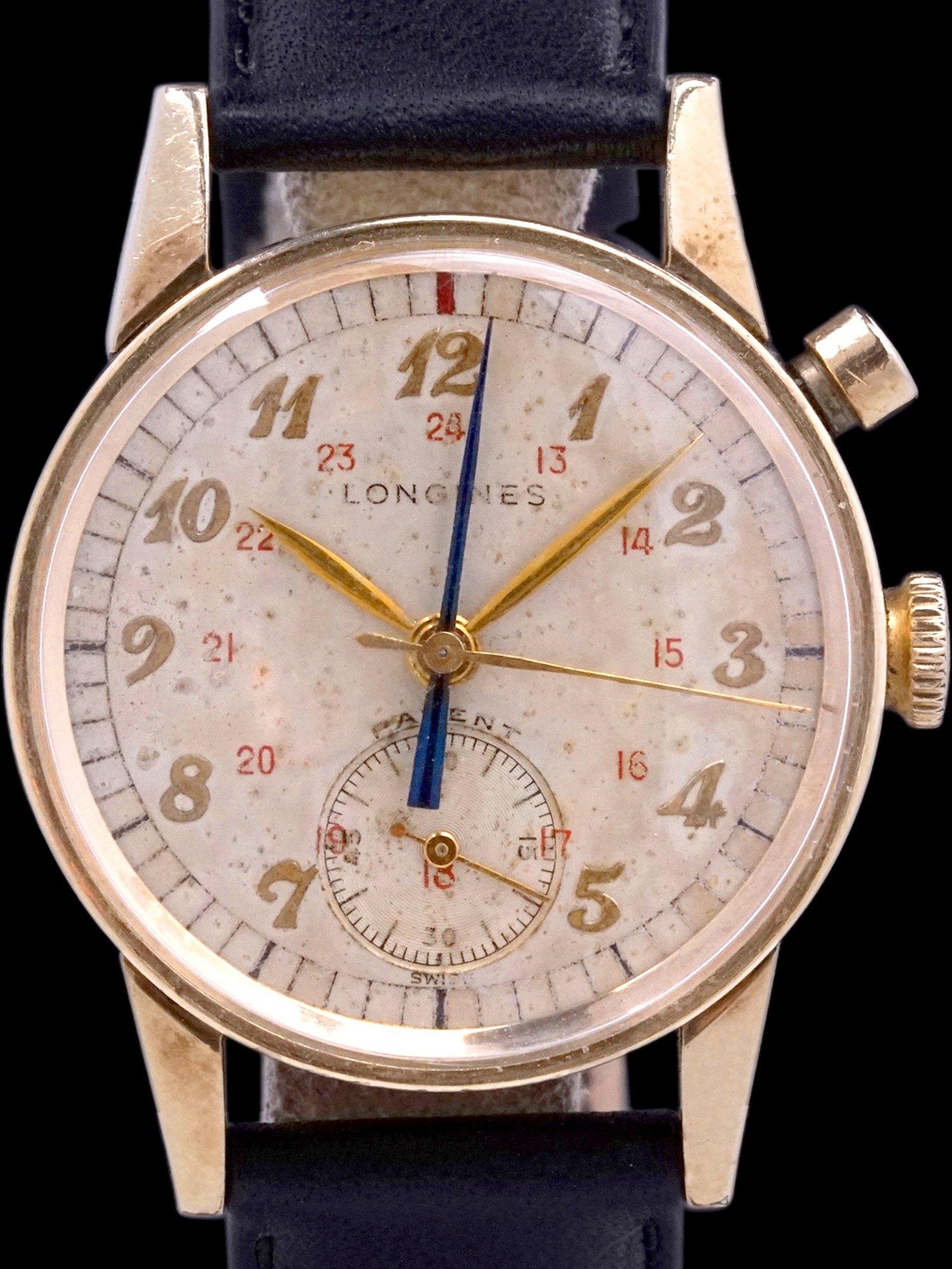 تصویر منبع؛ ساعت مچی Longines Mono-Pusher Stop-Second Chronograph کالیبر 12.68Z
