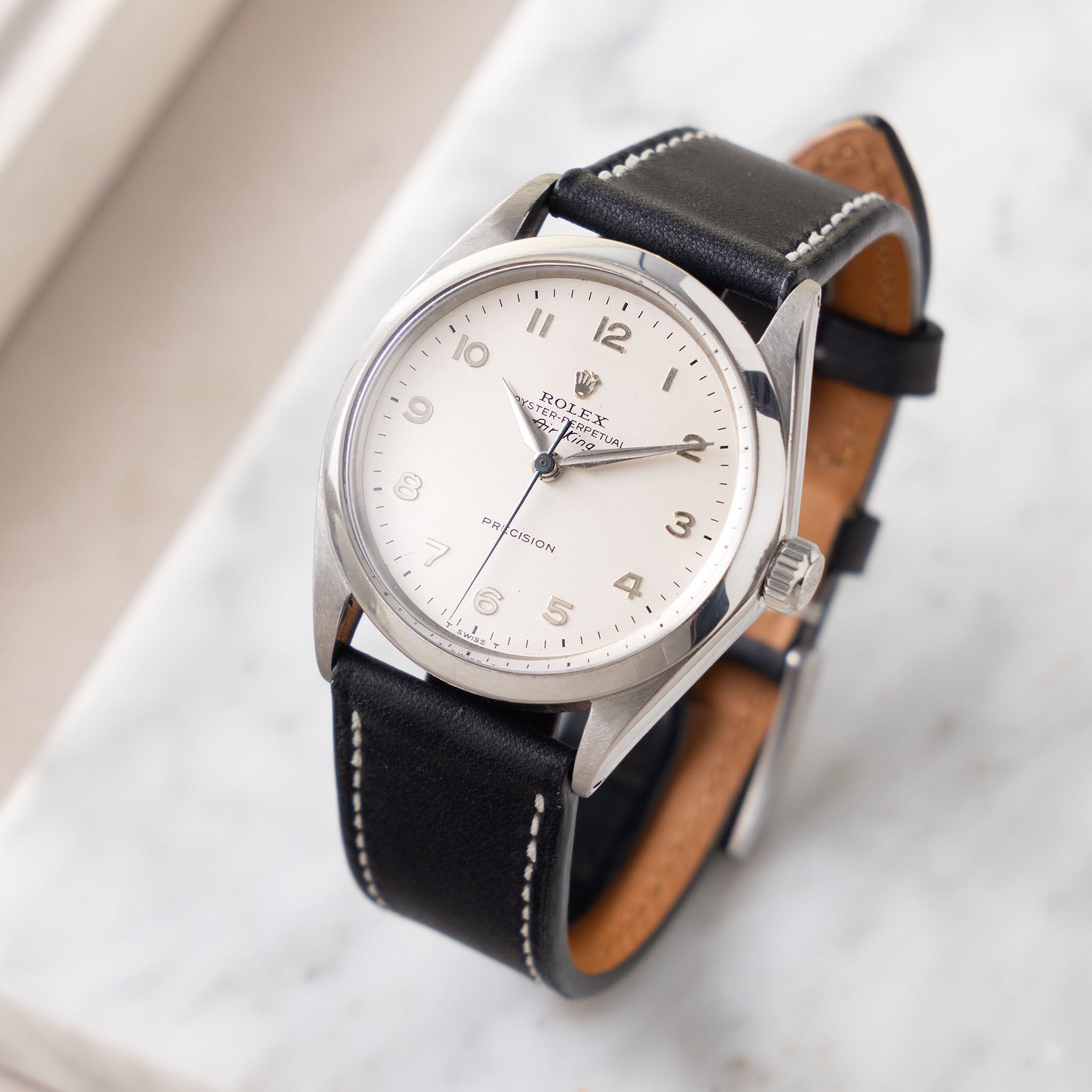 ساعت مچی رولکس Rolex مدل Oyster Perpetual Air-King مرجع 5500 متعلق به سال ۱۹۶۸