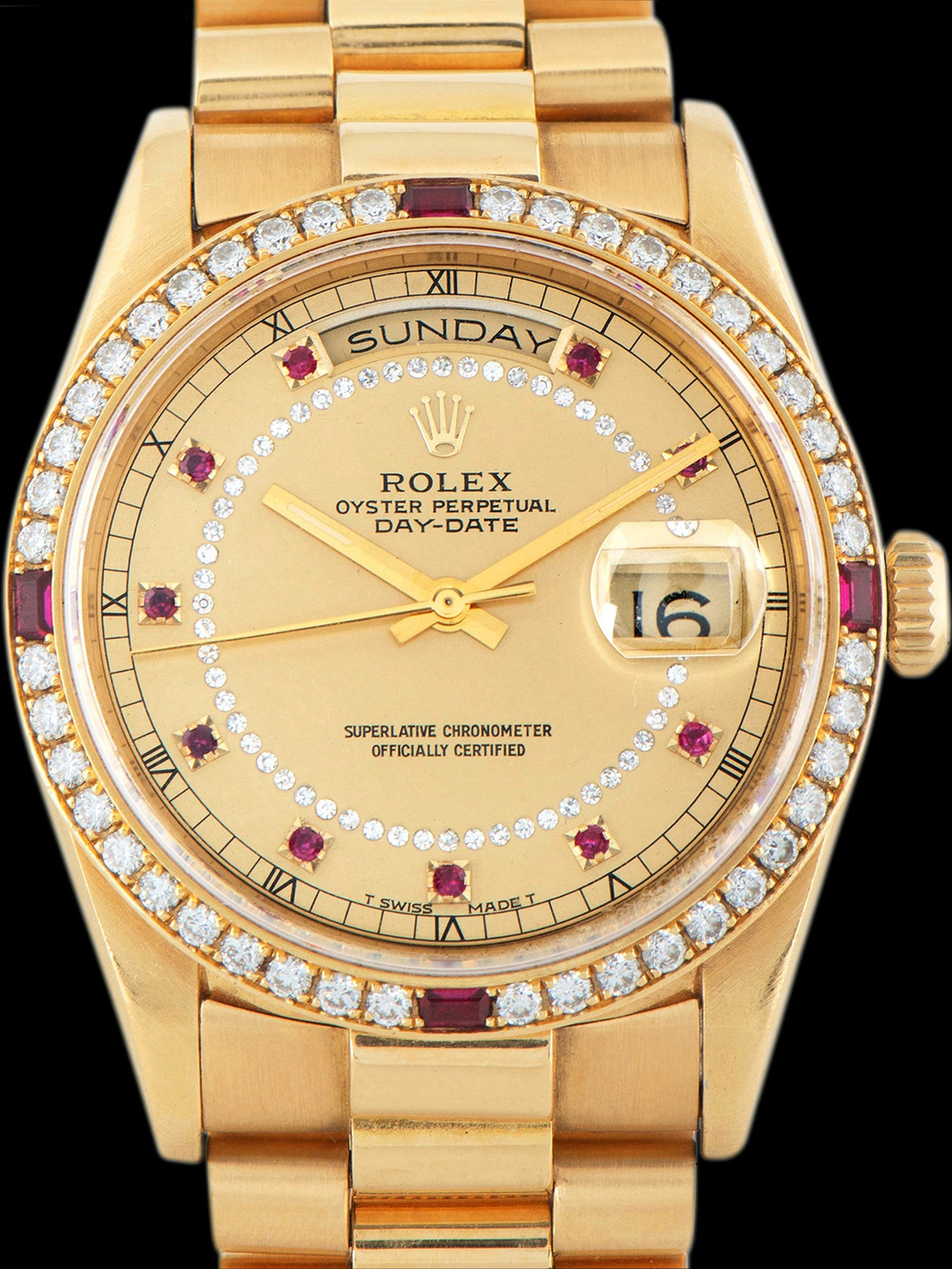 تصویر منبع؛ ساعت مچی رولکس Rolex Day-Date مدل 18378 تولید سال 1995