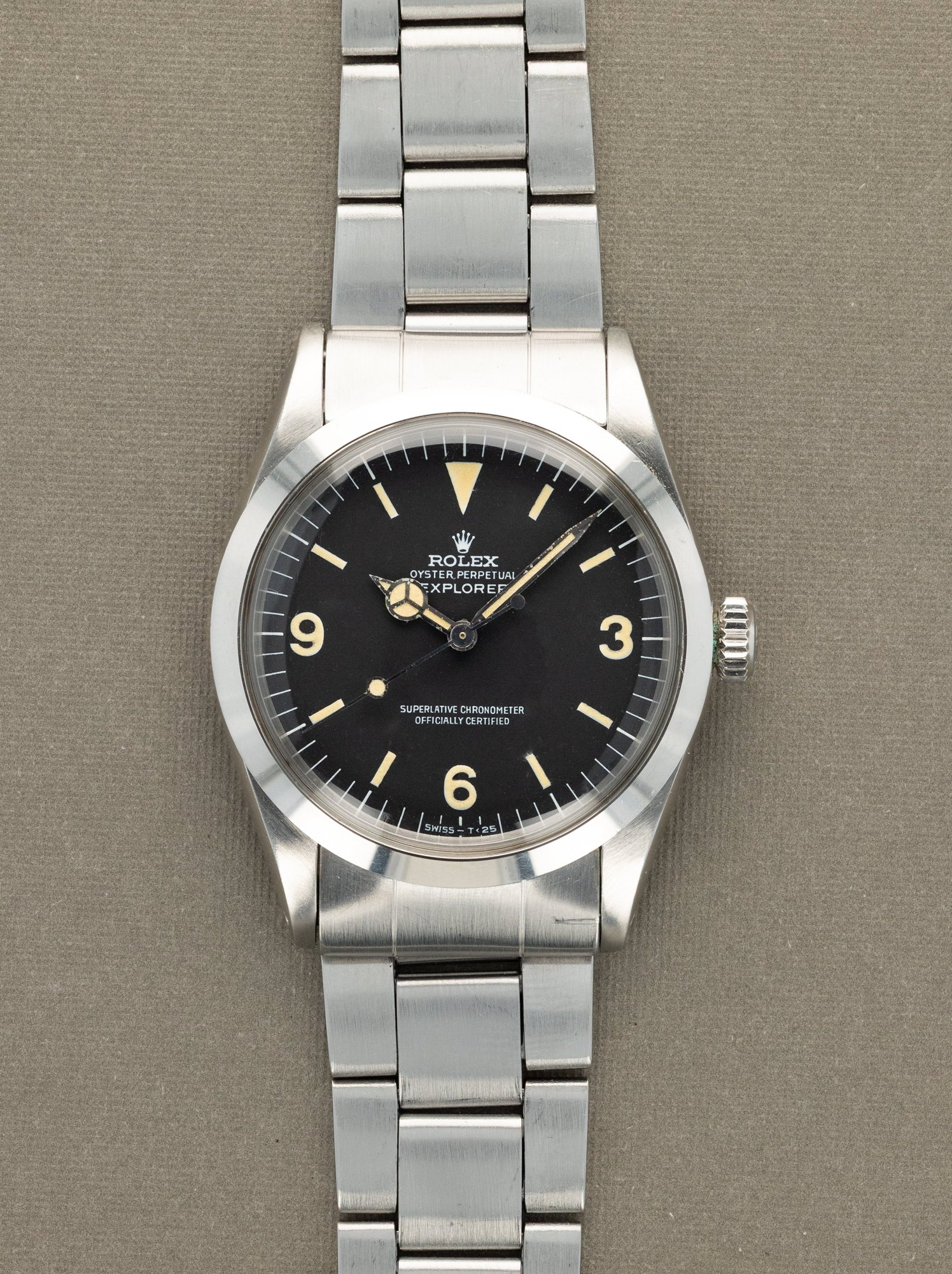 تصویر منبع؛ ساعت مچی رولکس Rolex Explorer I رفرنس 1016 مدل Frog Foot