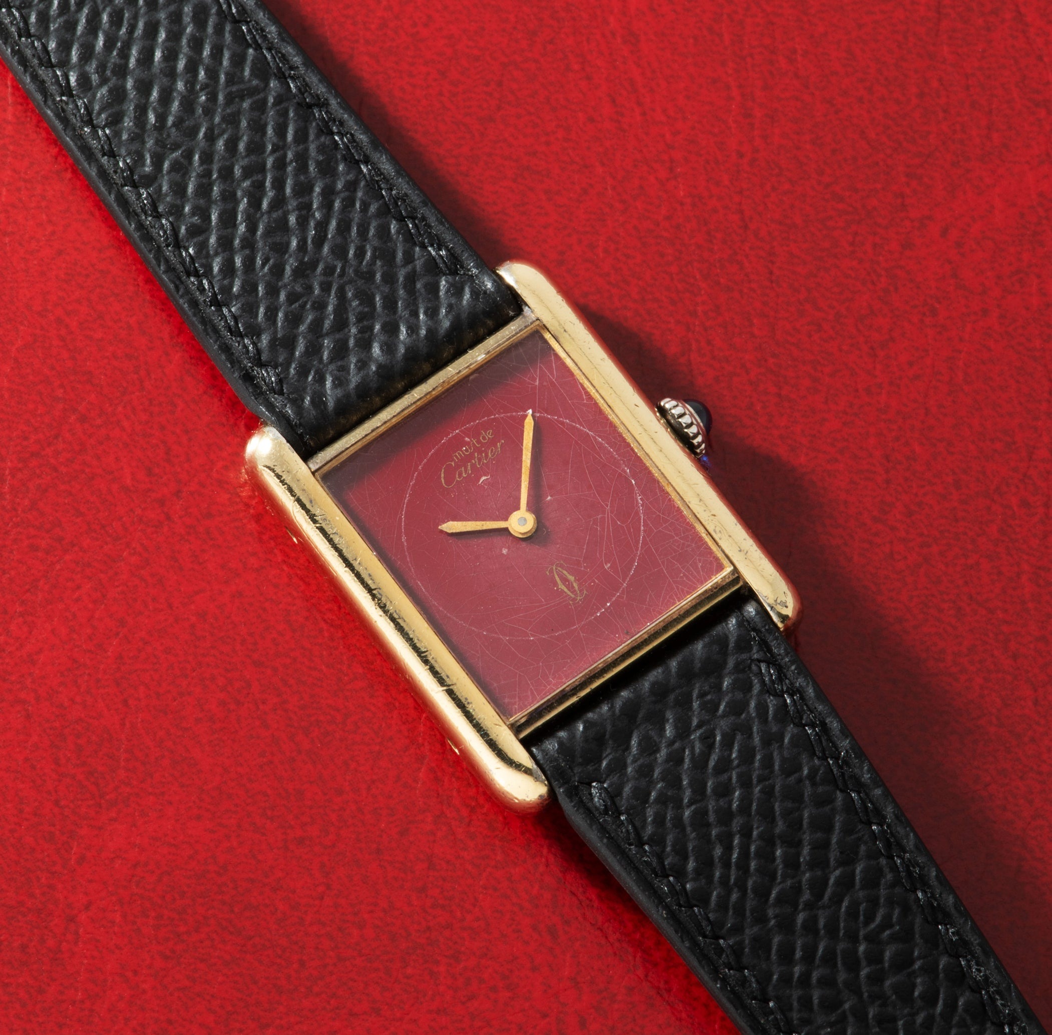 تصویر منبع؛ ساعت مچی Cartier Must de Cartier Tank