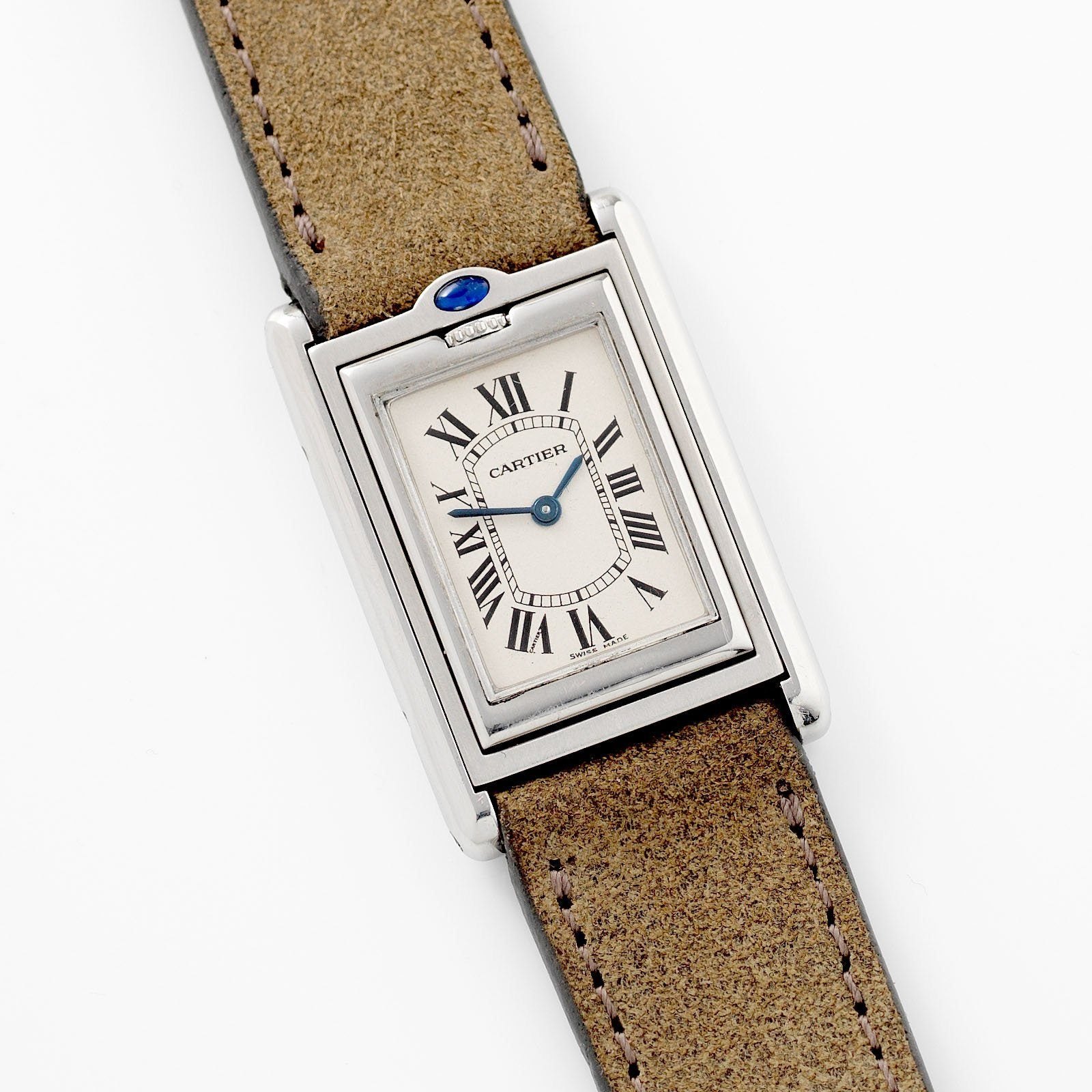 تصویر منبع؛ ساعت مچی کارتیه Cartier Tank Basculante رفرنس 2405