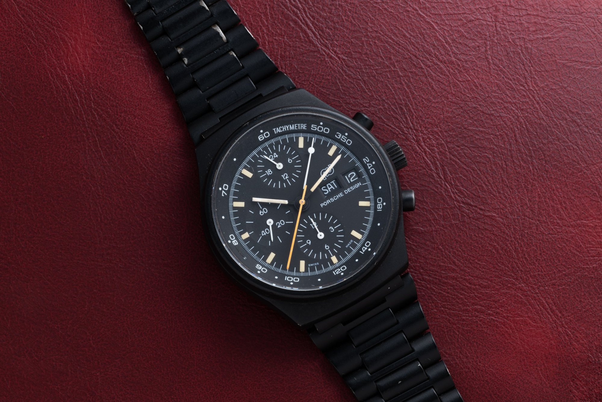 تصویر منبع؛ ساعت مچی کرنوگراف Orfina مدل Porsche Design کالیبر Lemania 5100