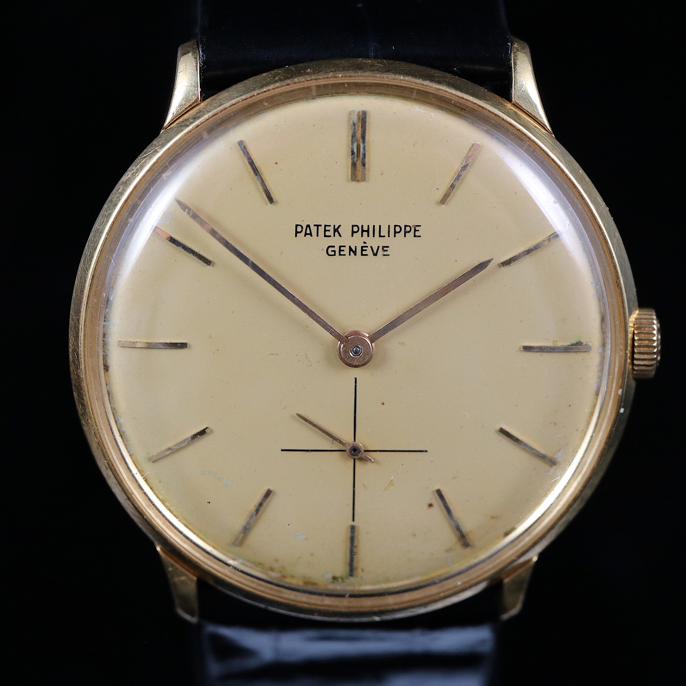 تصویر منبع؛ ساعت Patek Philippe Calatrava – Ref 2573 – 18K YG – 1959