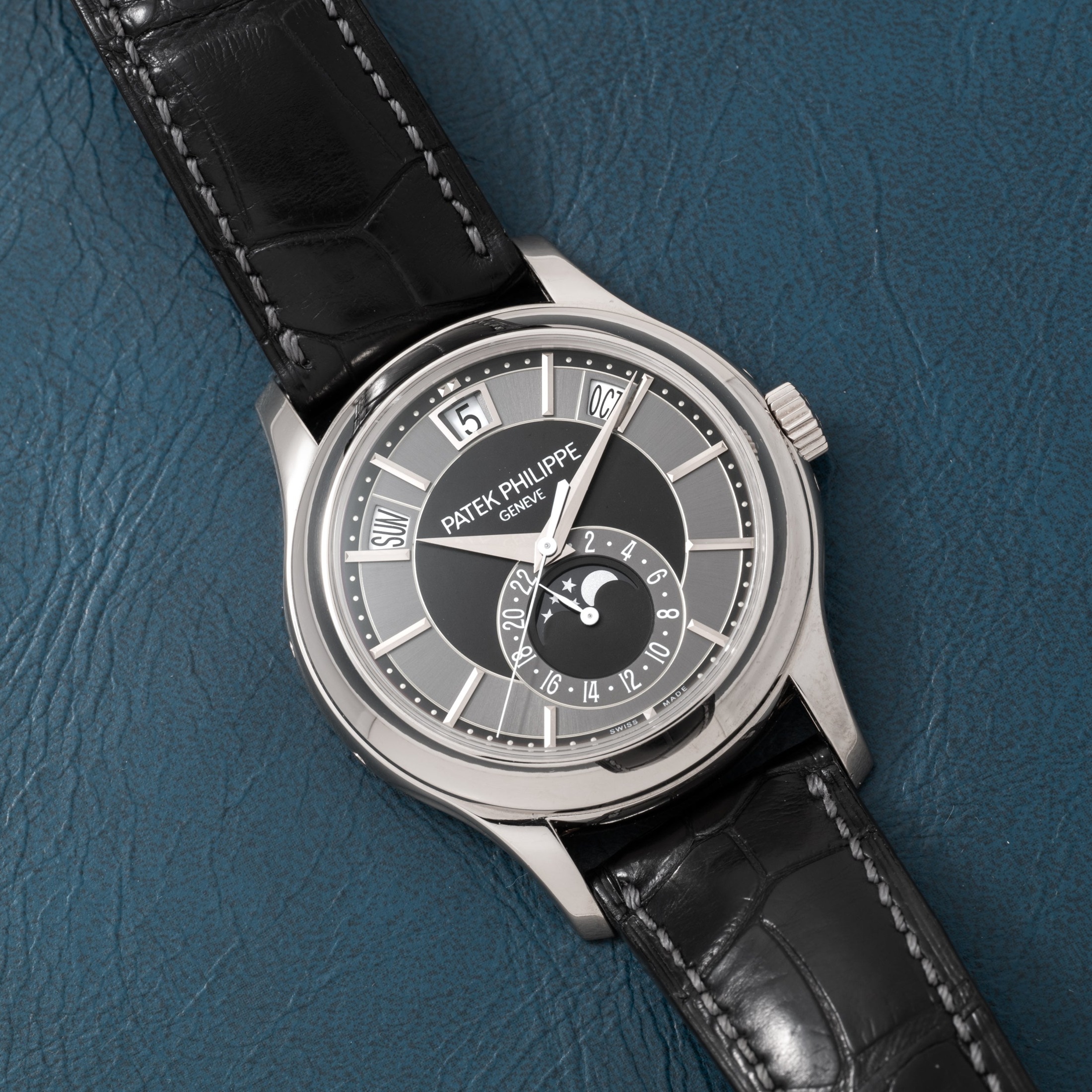 تصویر منبع؛ Patek Philippe Annual Calendar Moonphase