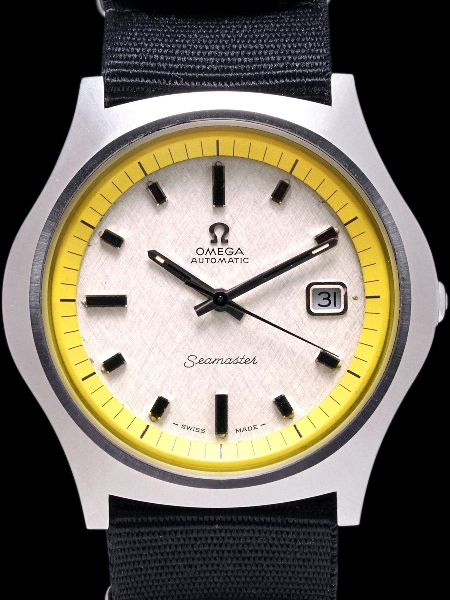 تصویر منبع؛ ساعت مچی امگا Omega Seamaster مدل Big Yellow رفرنس 166.066