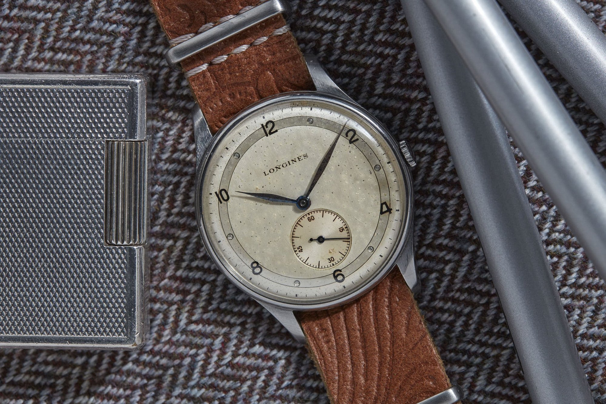 تصویر منبع؛ ساعت مچی مردانه Longines Oversized با کالیبر 27M دستی