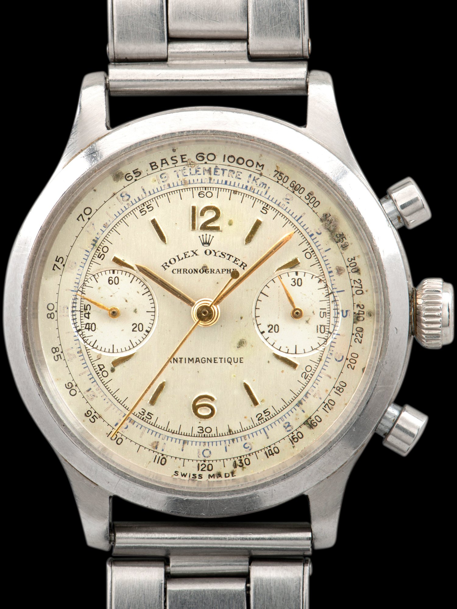 تصویر منبع؛ ساعت مچی کرنوگراف Rolex Pre-Daytona مدل Oyster Chronograph رفرنس 3525
