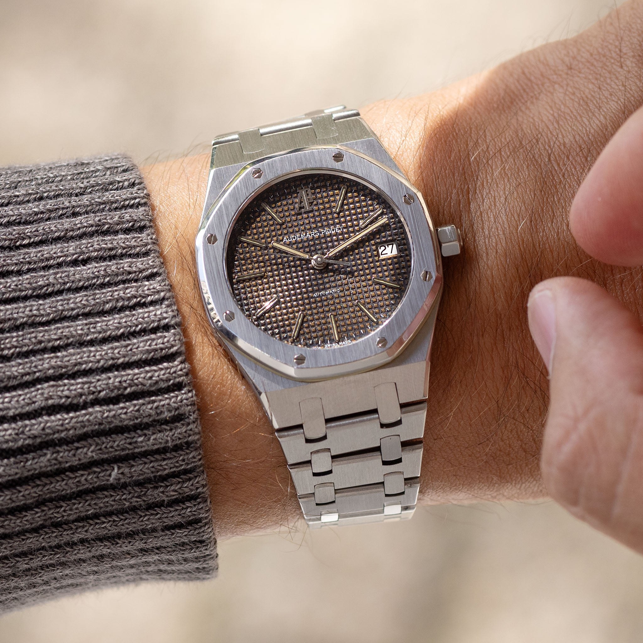 ساعت مچی اودمار پیگه Audemars Piguet Royal Oak رفرنس 14700ST حدود ۱۹۹۰