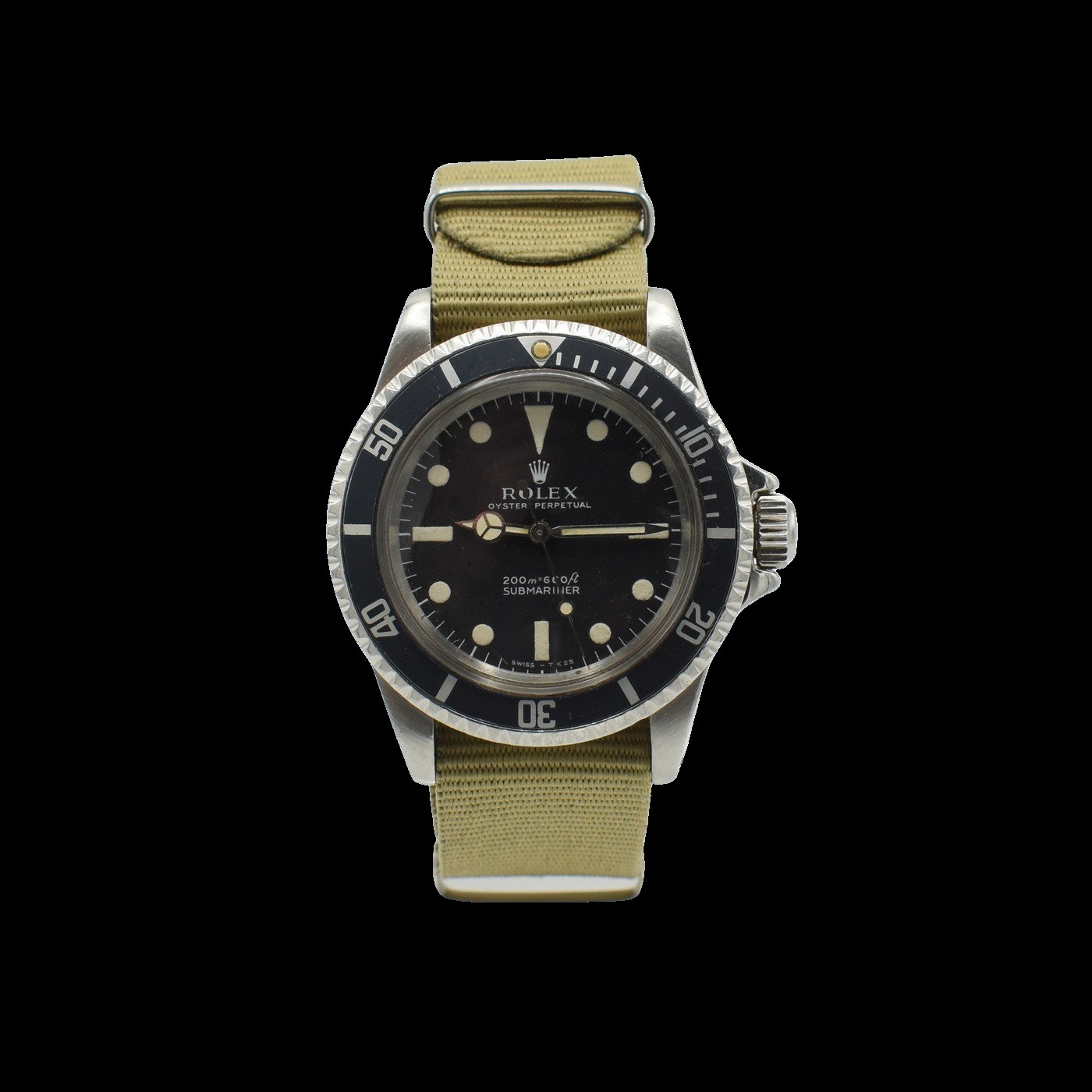 ساعت مچی Rolex Submariner رفرنس 5513 ساخت ۱۹۶۹ با صفحه Meters First