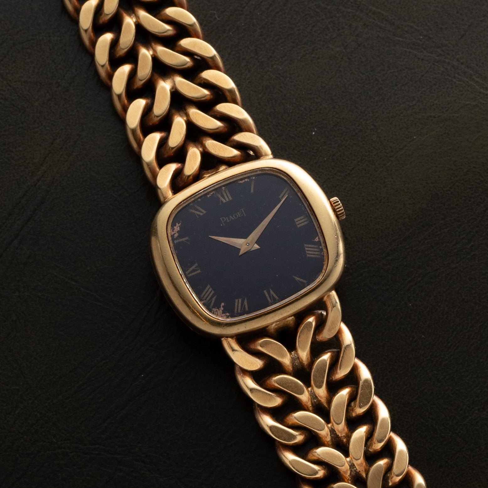 تصویر منبع؛ ساعت مچی طلا Piaget مدل Chain Link Dress Watch