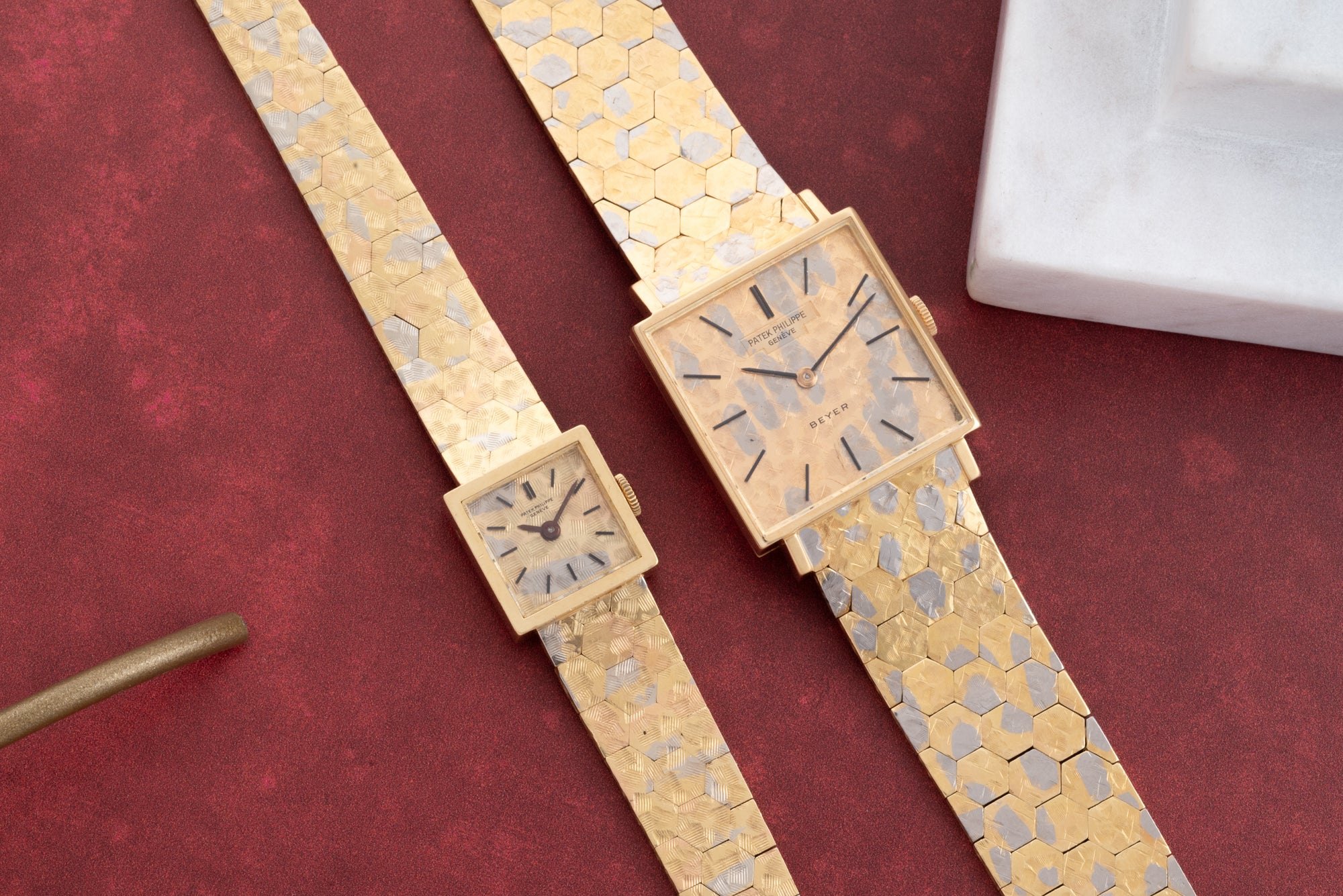 تصویر منبع؛ ست ساعت مچی مردانه و زنانه Patek Philippe Gondolo مدلهای 3430/001J و 3285/51