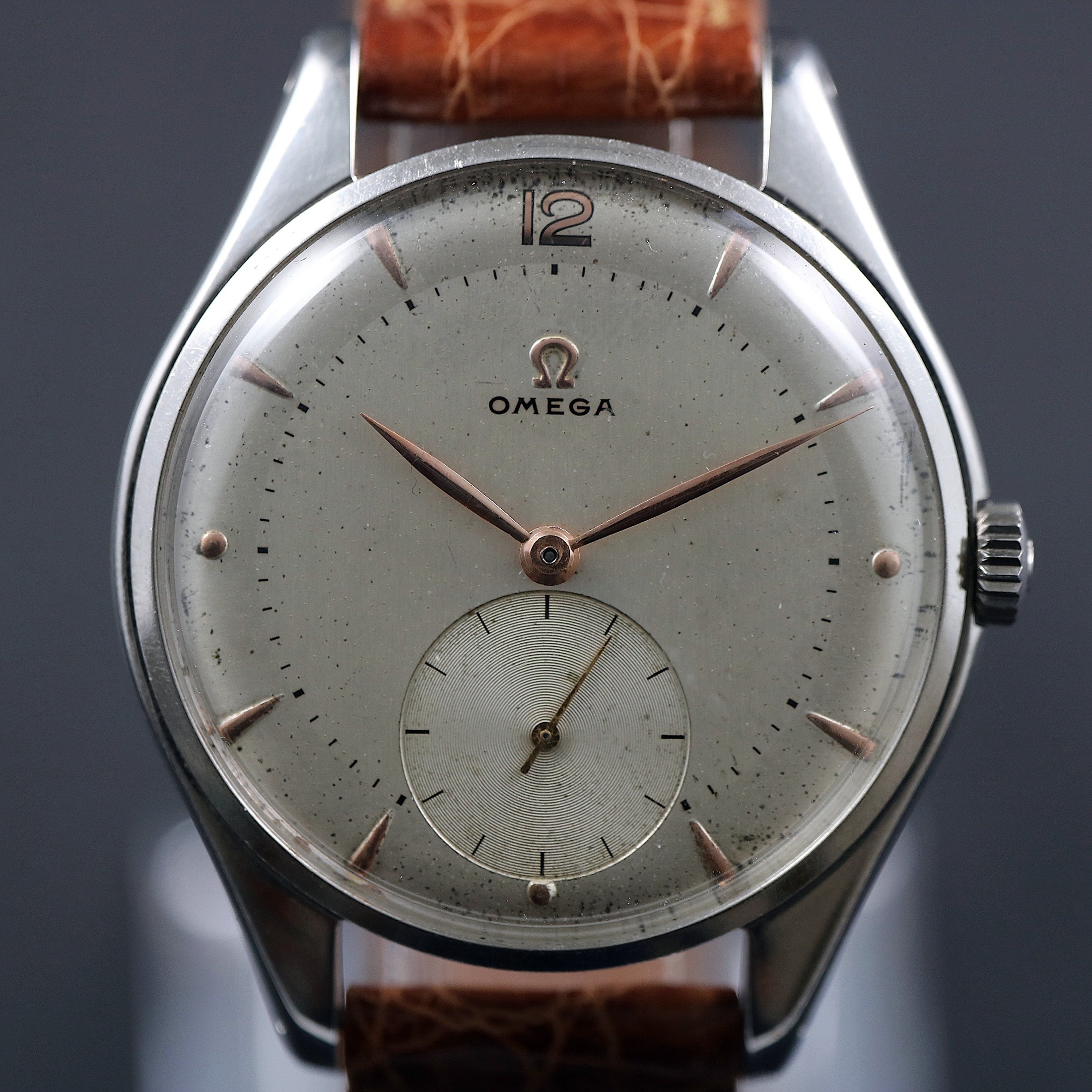 تصویر منبع؛ ساعت مچی Omega Jumbo مدل 2505 ساخت 1954