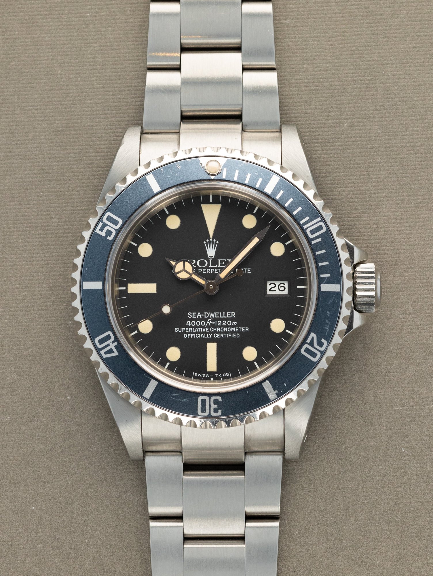 تصویر منبع؛ ساعت مچی Rolex Sea-Dweller رفرنس 16660 معروف به Triple 6