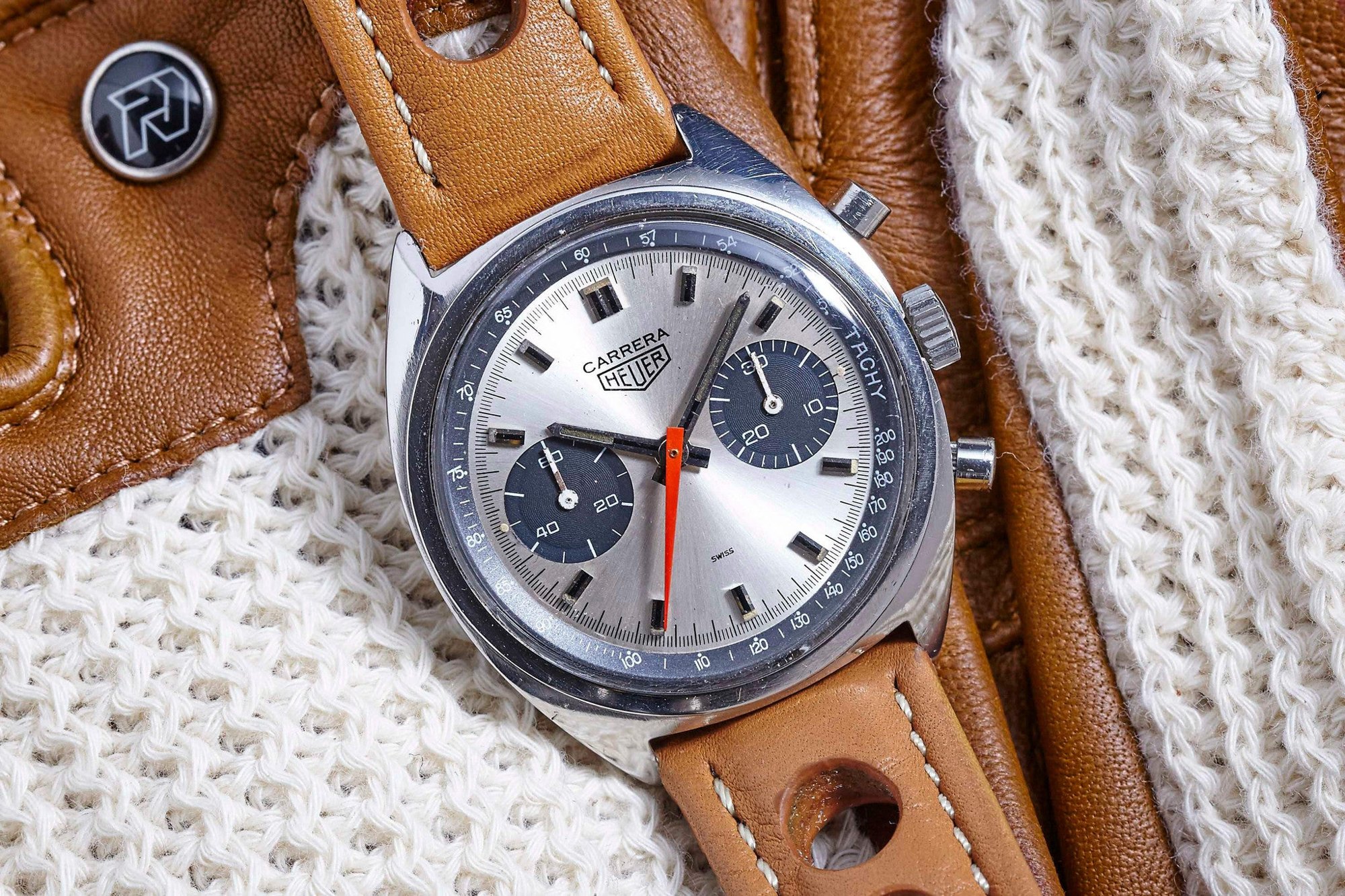 تصویر منبع؛ ساعت مچی کرنوگراف Heuer Carrera کوکی دستی رفرنس 73353