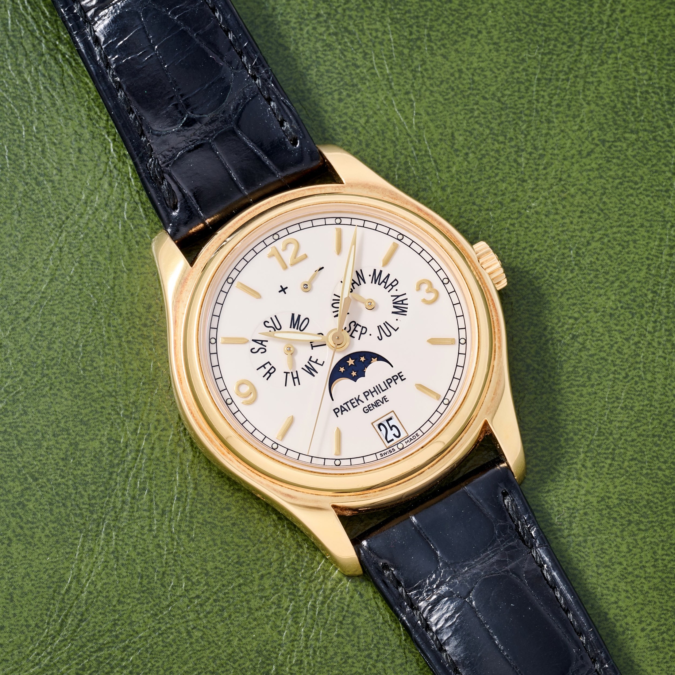 تصویر منبع؛ ساعت Patek Philippe Annual Calendar Moonphase مدل 5146J