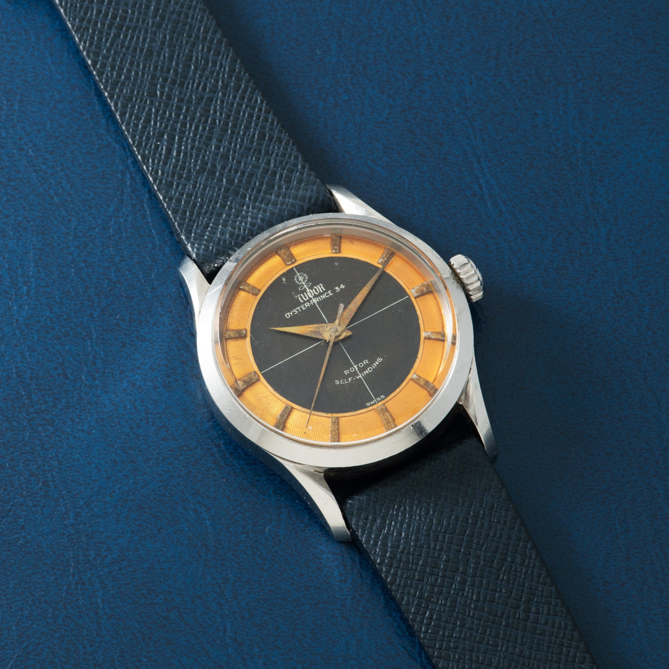 تصویر منبع؛ ساعت مچی Tudor Oyster Prince مدل Tropical Tuxedo رفرنس 7950