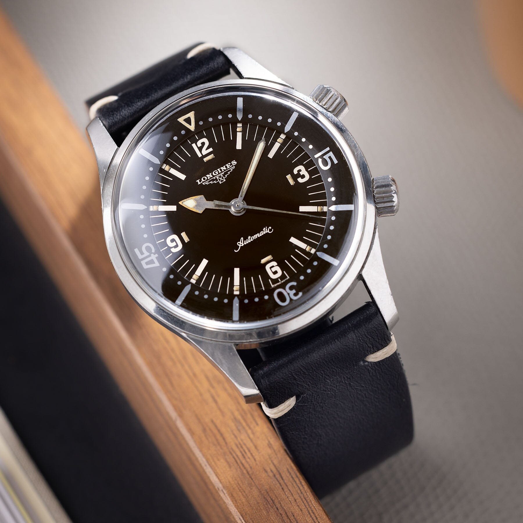 تصویر منبع؛ ساعت مچی غواصی وینتیج Longines Legend Diver سوپر کمپرسور رفرنس 7150-2
