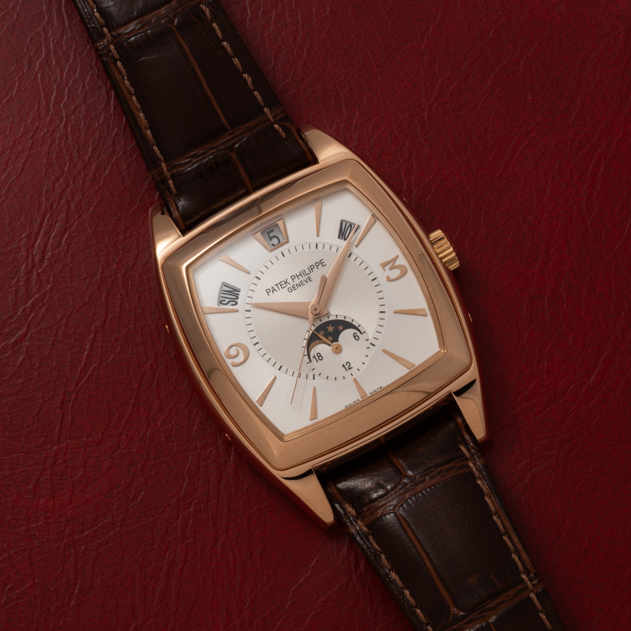 تصویر منبع؛ ساعت مچی Patek Philippe Gondolo Annual Calendar رفرنس 5135R