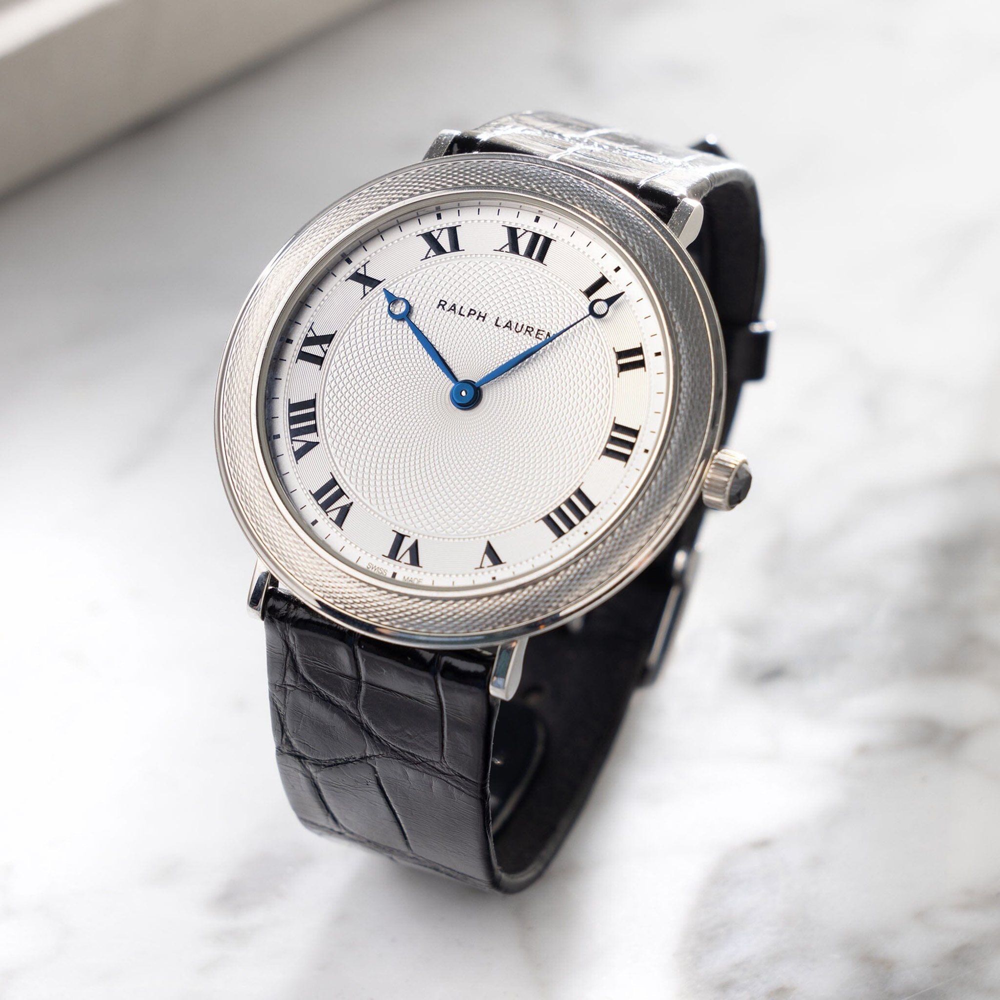 تصویر منبع؛ ساعت مچی Ralph Lauren مدل Slim Classique پلاتین رفرنس R0114700