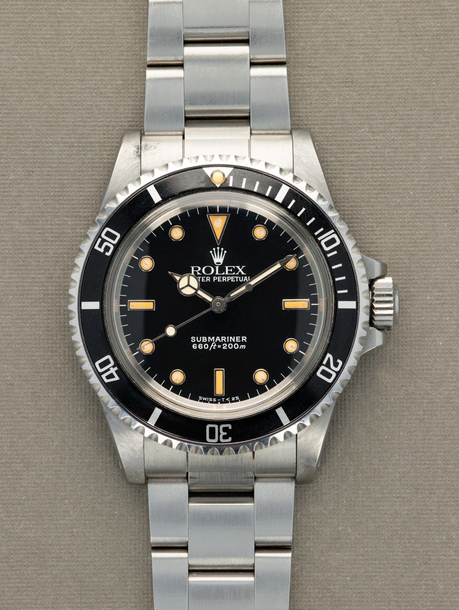 تصویر منبع؛ ساعت مچی غواصی Rolex Submariner رفرنس 5513 پولیشنشده با مدارک