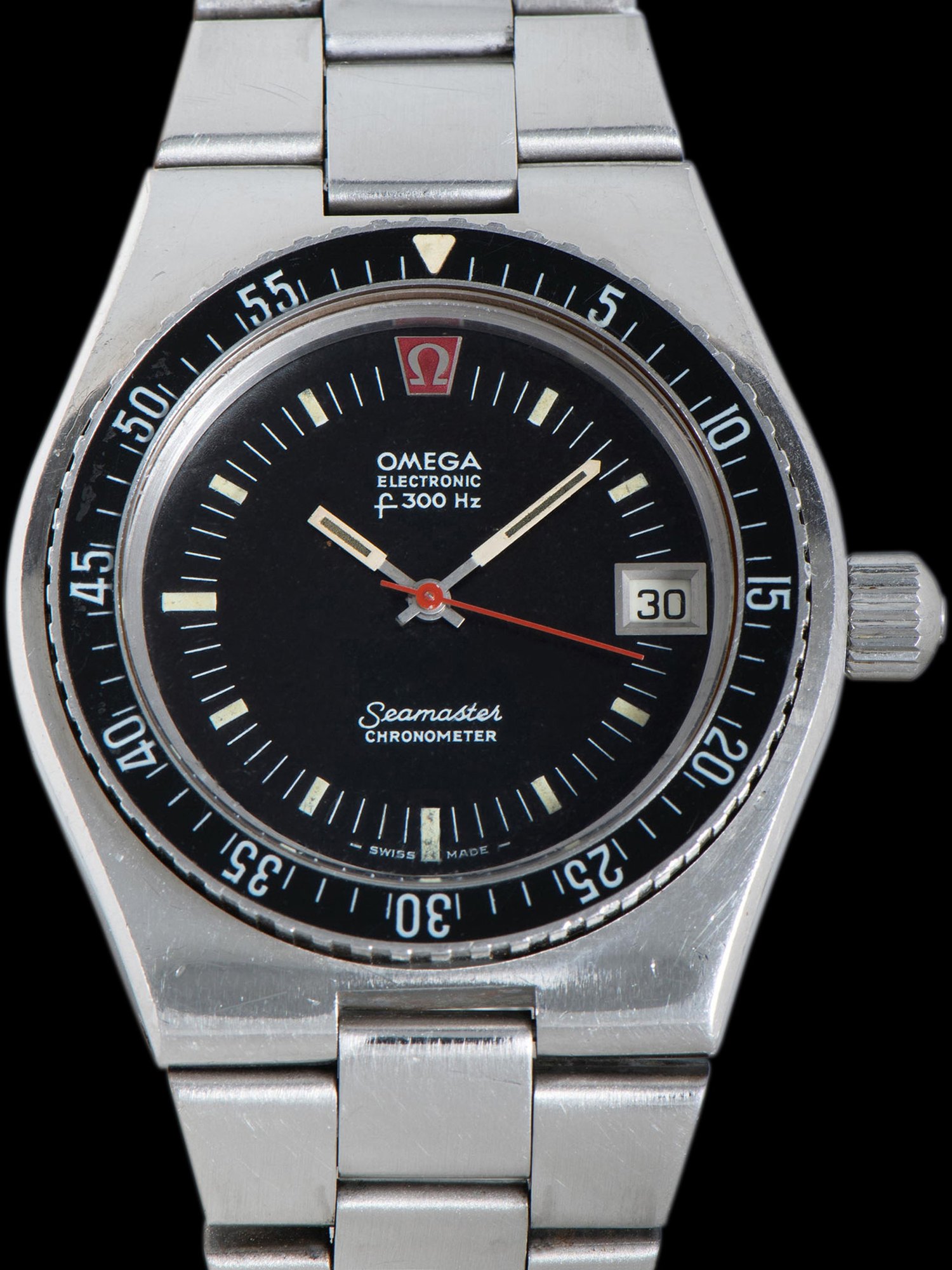 تصویر منبع؛ ساعت مچی امگا Omega Seamaster Electronic F 300Hz رفرنس 198.0005