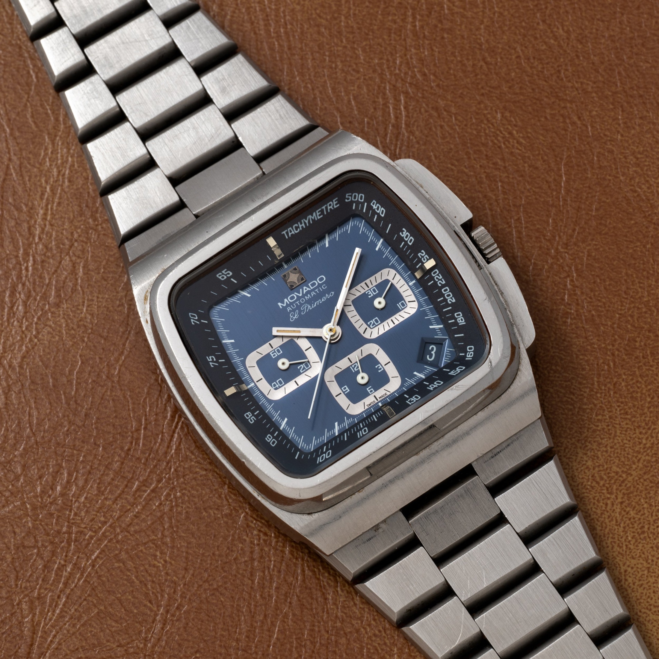 تصویر منبع؛ Movado El Primero Chronograph 'TV Case'
