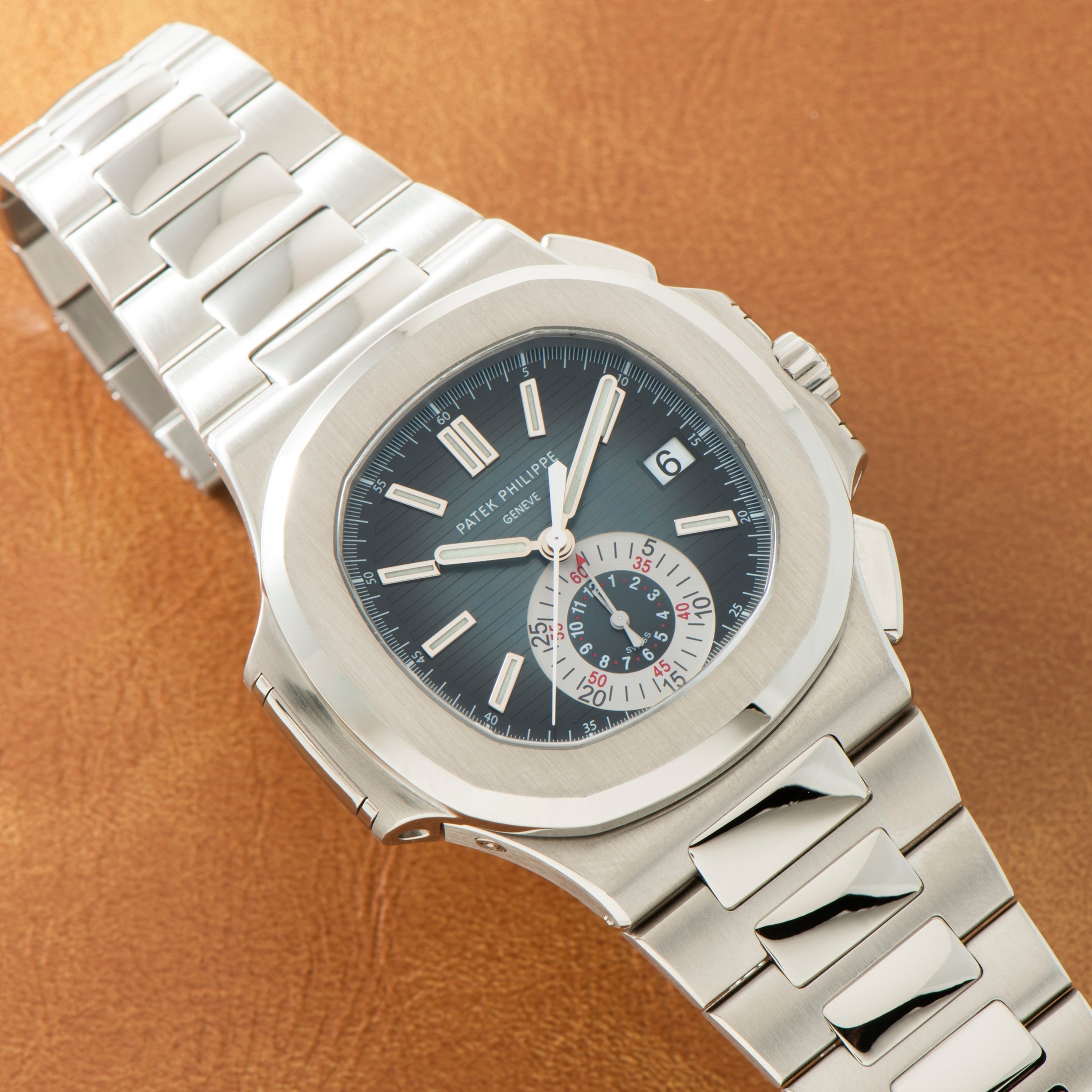 تصویر منبع؛ ساعت Patek Philippe Nautilus Chronograph رفرنس 5980/1A-001