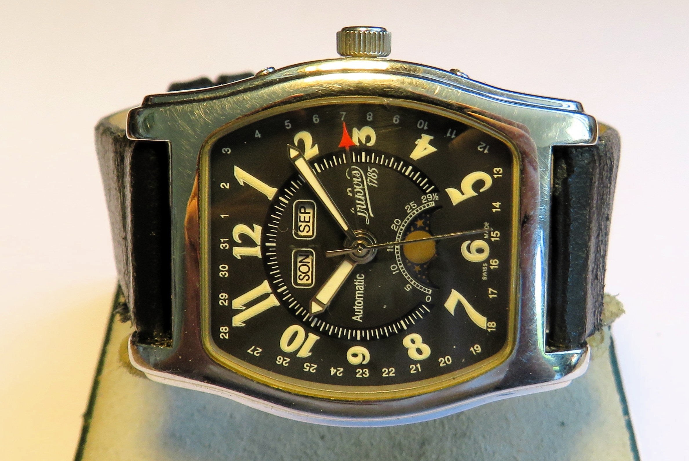 ساعت مچی مردانه اتوماتیک Dubois & Fils با تقویم کامل و فاز ماه
