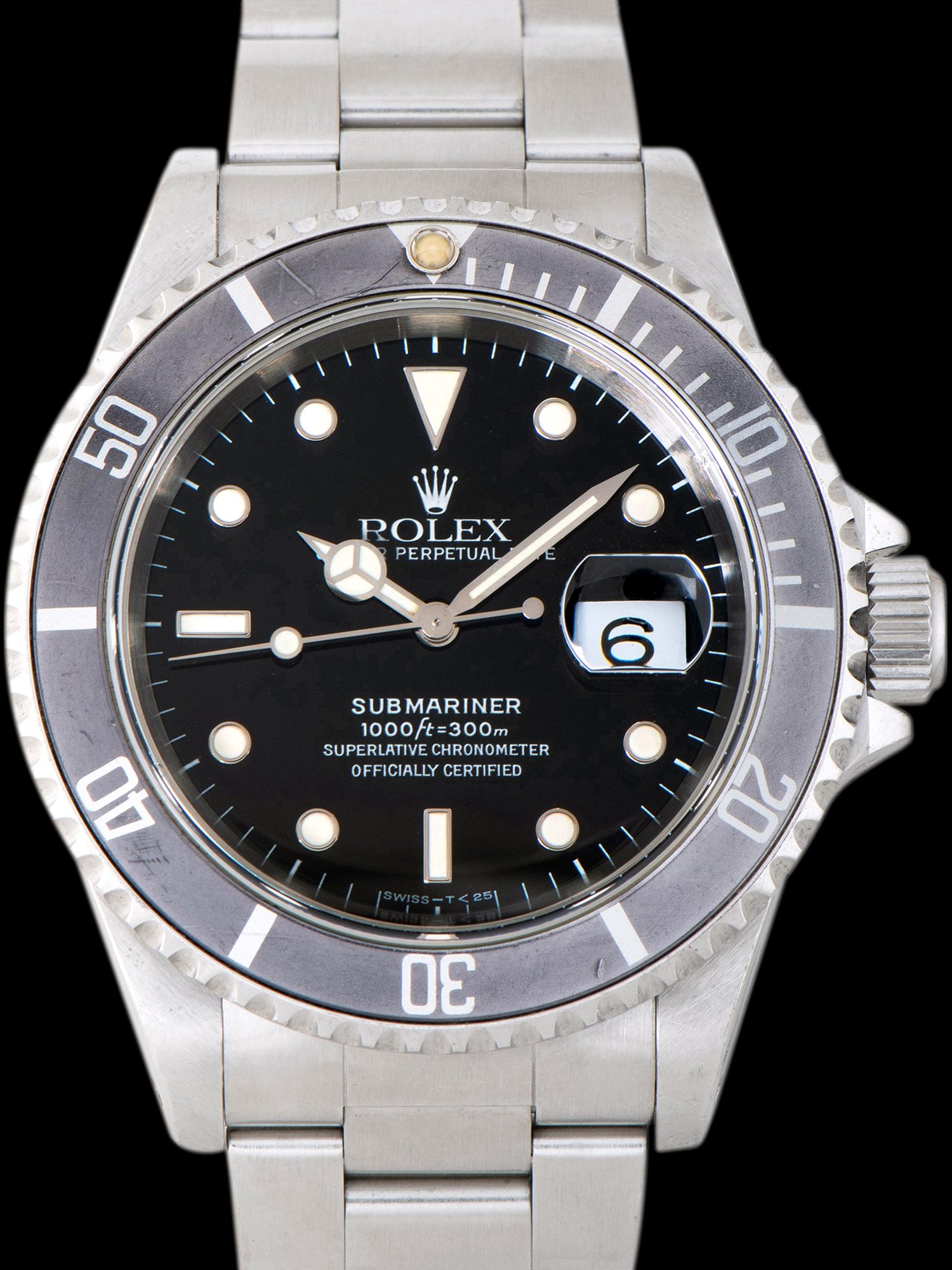 تصویر منبع؛ ساعت مچی غواصی Rolex Submariner رفرنس 16610 با بزل گوست سال ۱۹۹۷