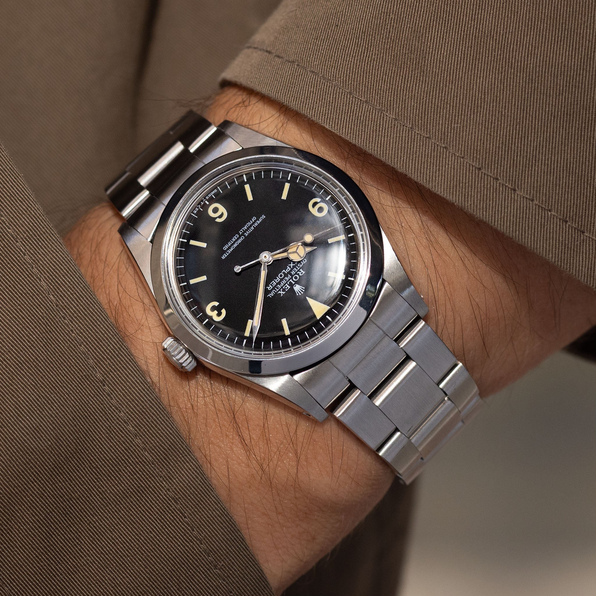 ساعت مچی رولکس Rolex Explorer رفرنس 1016 با صفحه مات MK5 مدل ۱۹۸۱